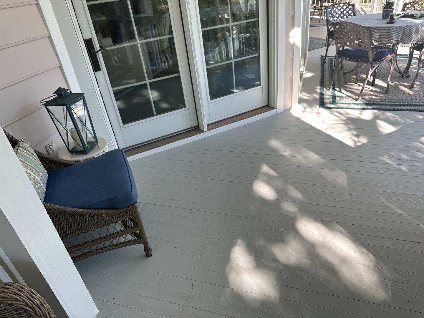 Painted Deck using AcryFin by DuraSeal