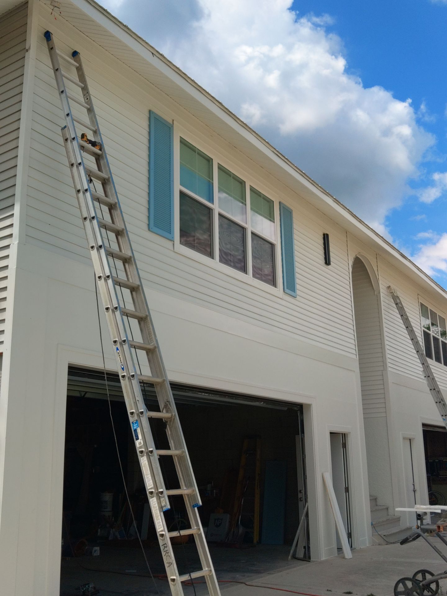 Complete Gutter System with Downspouts & Guards in Fort Myers Beach FL by Gutter Professors