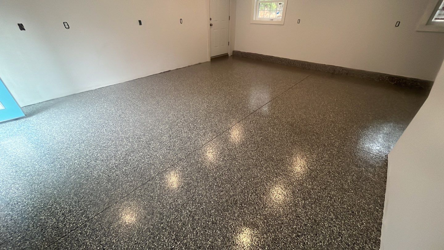 Basement in Sutton, MA 01590 by Symphony Concrete Coatings
