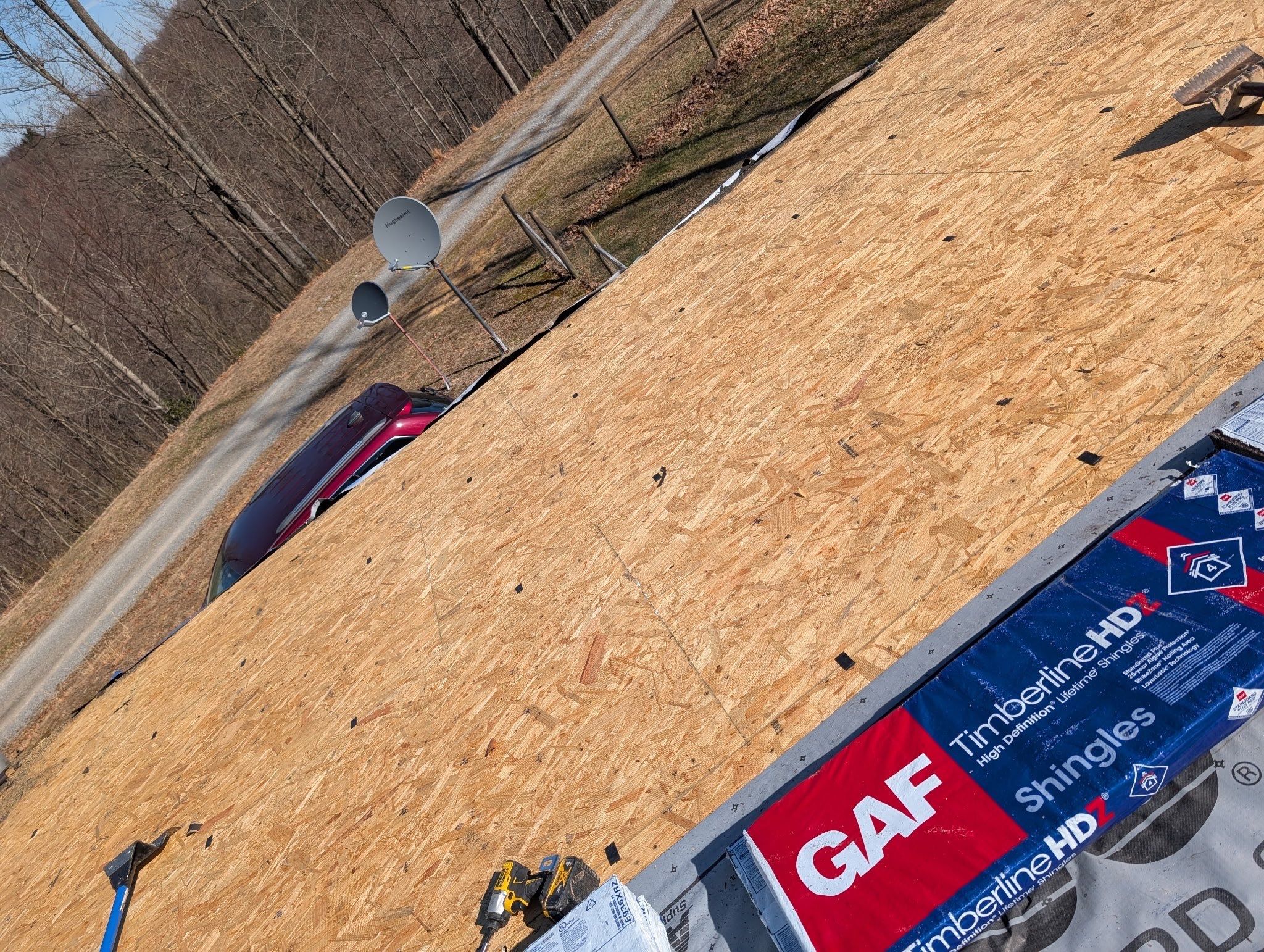 Residential Roofing Installation using GAF Timberline HDZ Mission Brown by Rainstoppers Roofing