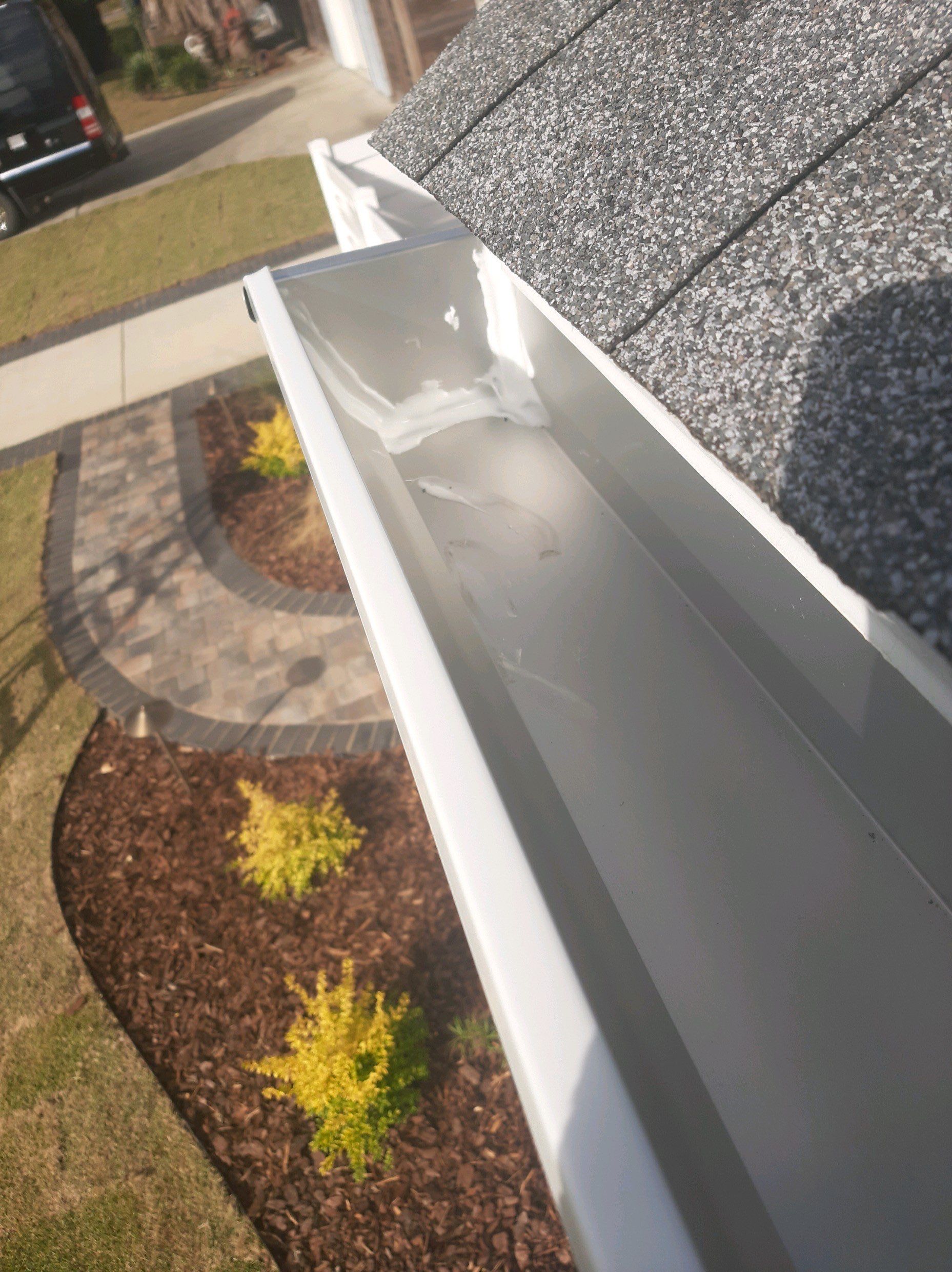 Gutter Installation using K-Style Seamless Gutters by Gutter Professors
