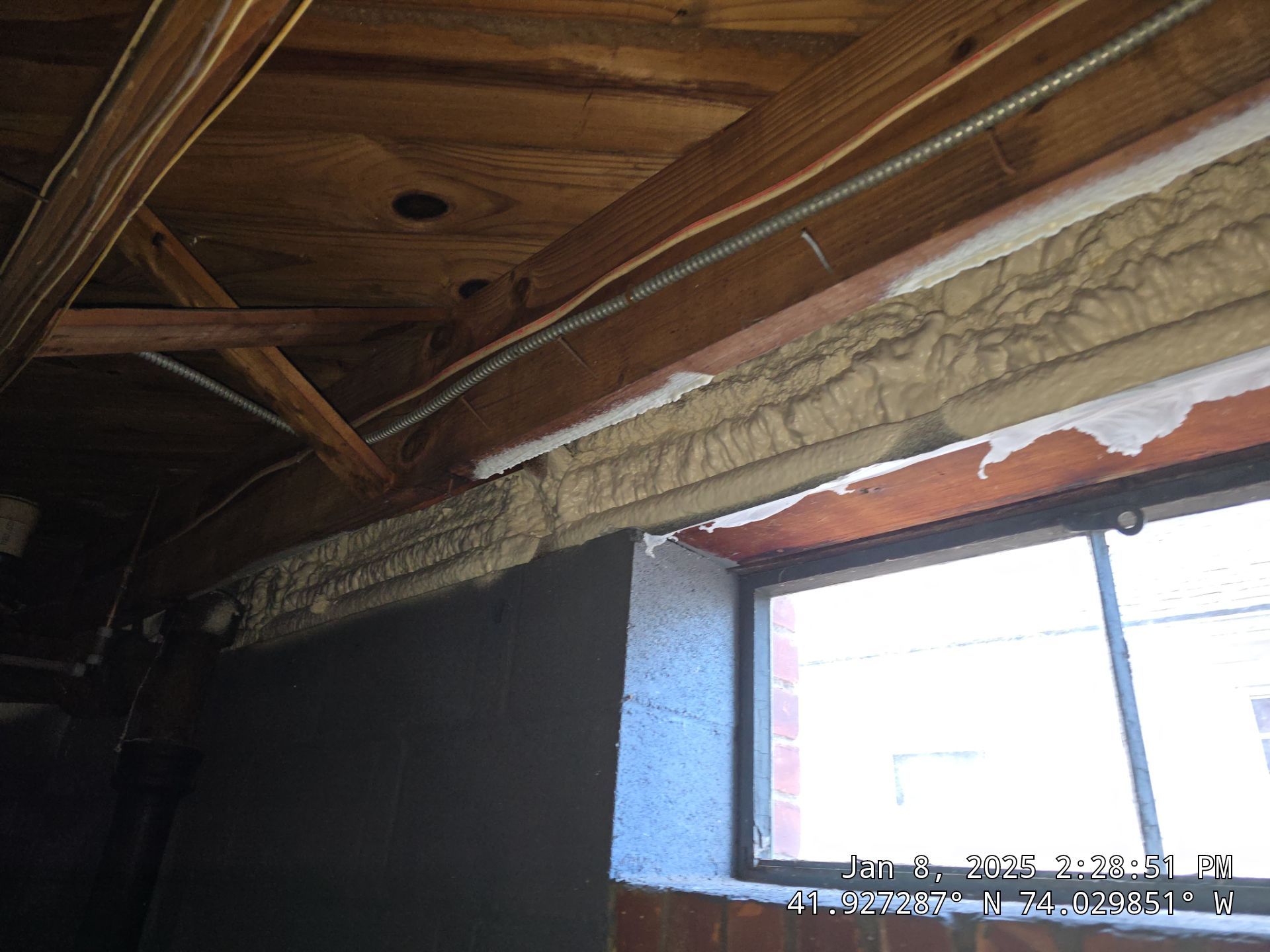 Attic Insulation using Closed Cell Spray Foam by NYS Foam & Energy