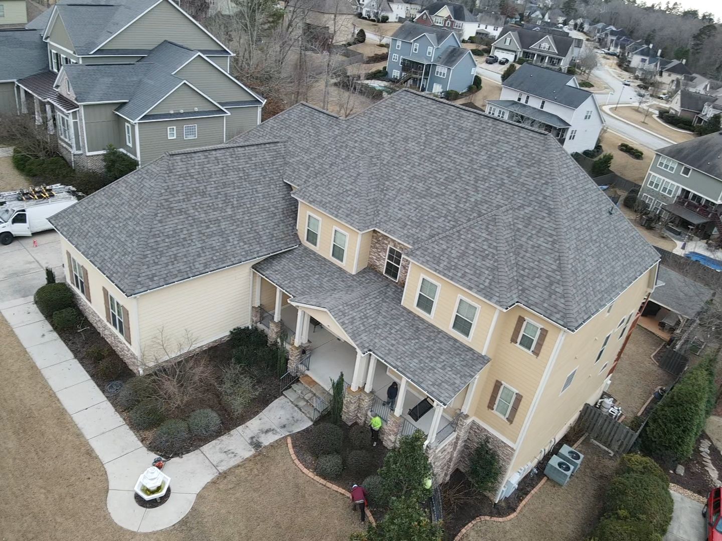 Residential Roofing Installation using Owens Corning by Inspector Roofing and Restoration