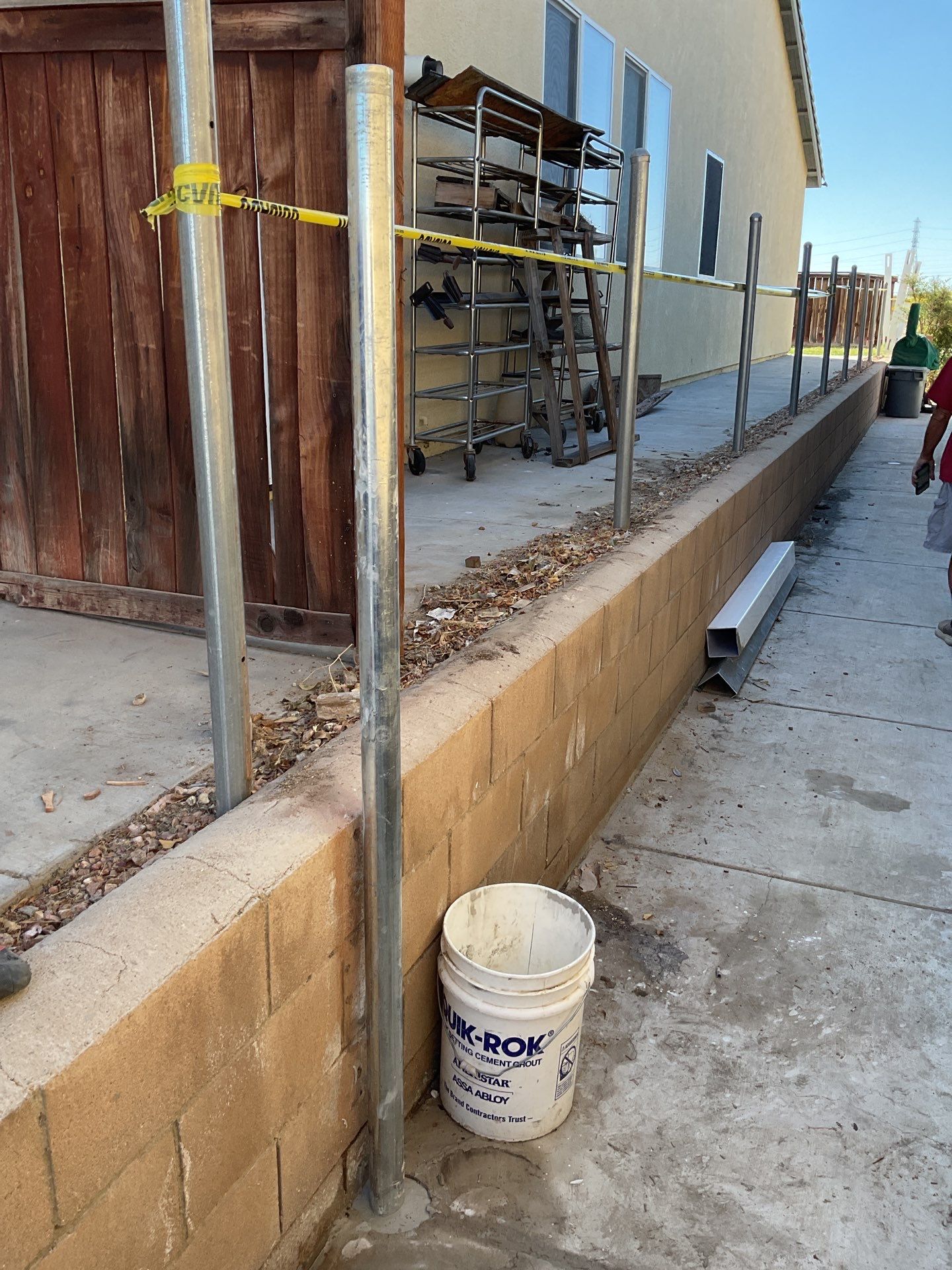 Fence Installation using Vinyl by Fence Guys Inc. 
