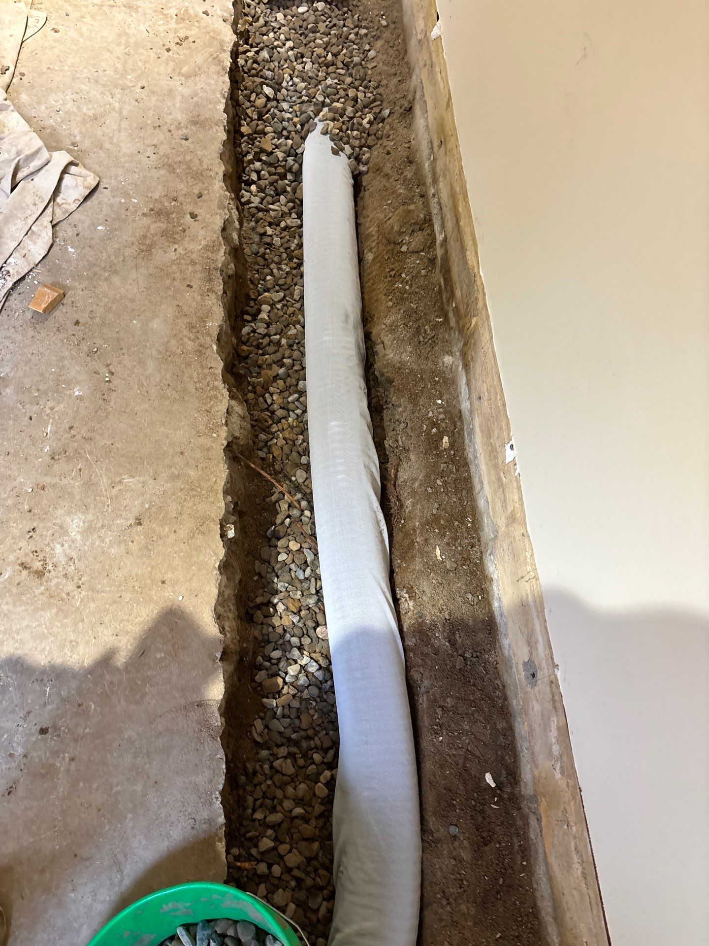 Completing the Connection for Lisa's Drain Tile System by Waterproofing Northeast
