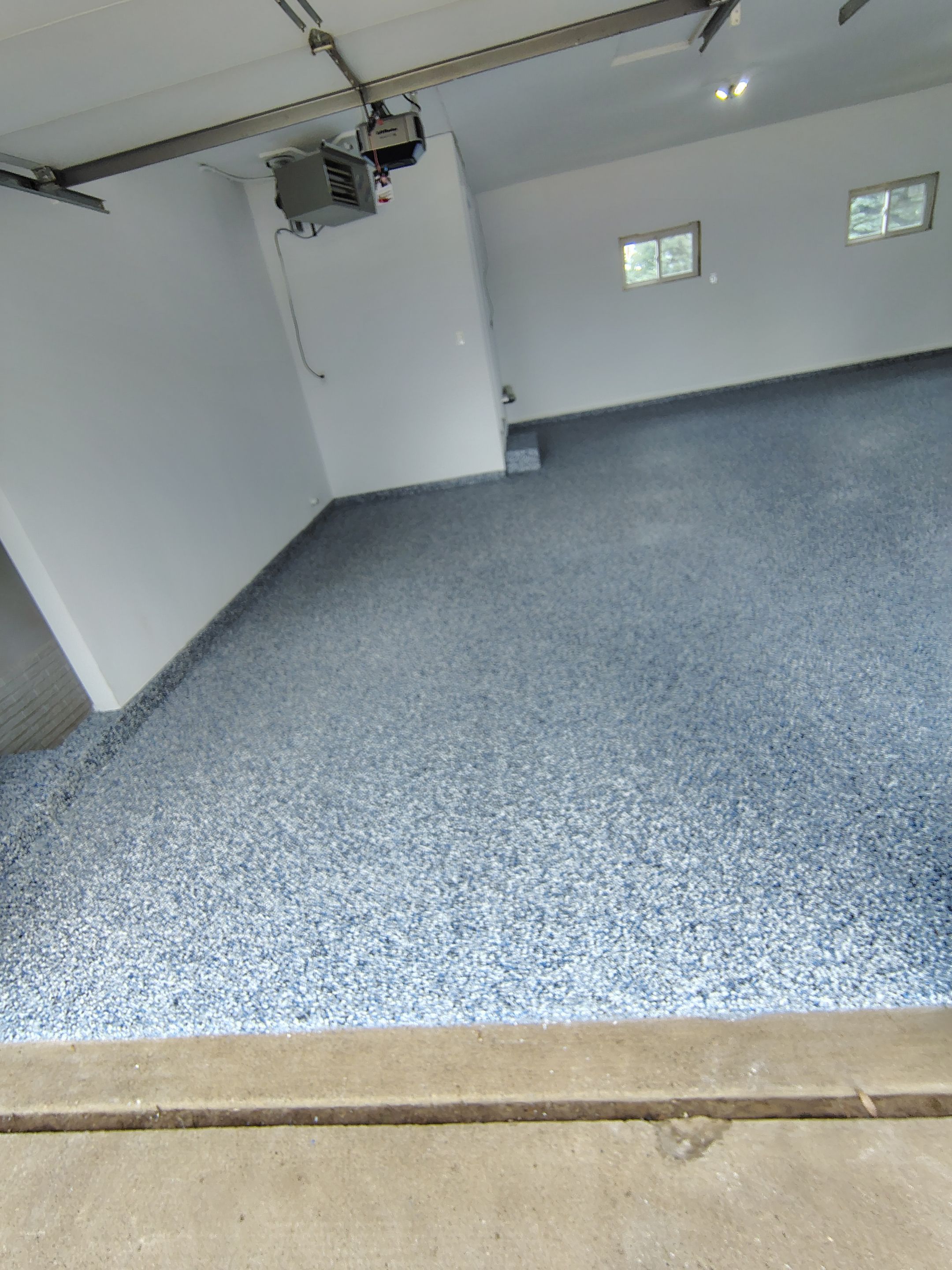 Hartford Garage Concrete Coating With Orbit Flake Finish by Select Painting, Coatings & Garage Cabinets