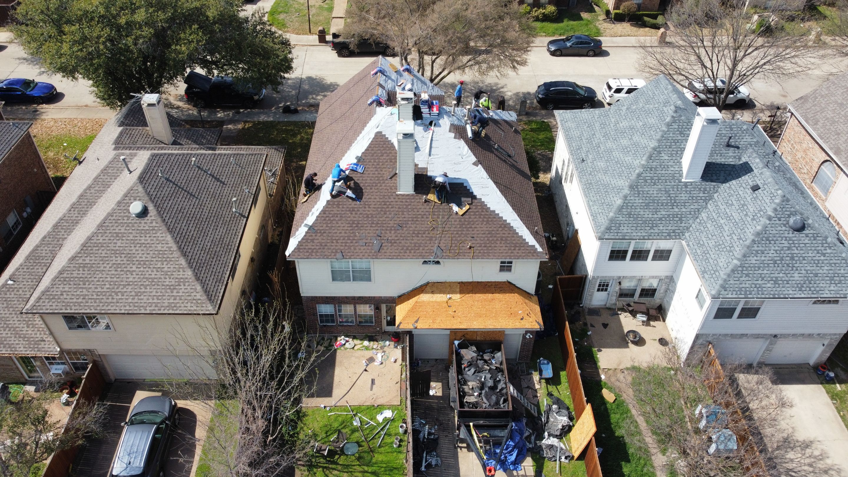 Project in Dallas by Zeus Exteriors