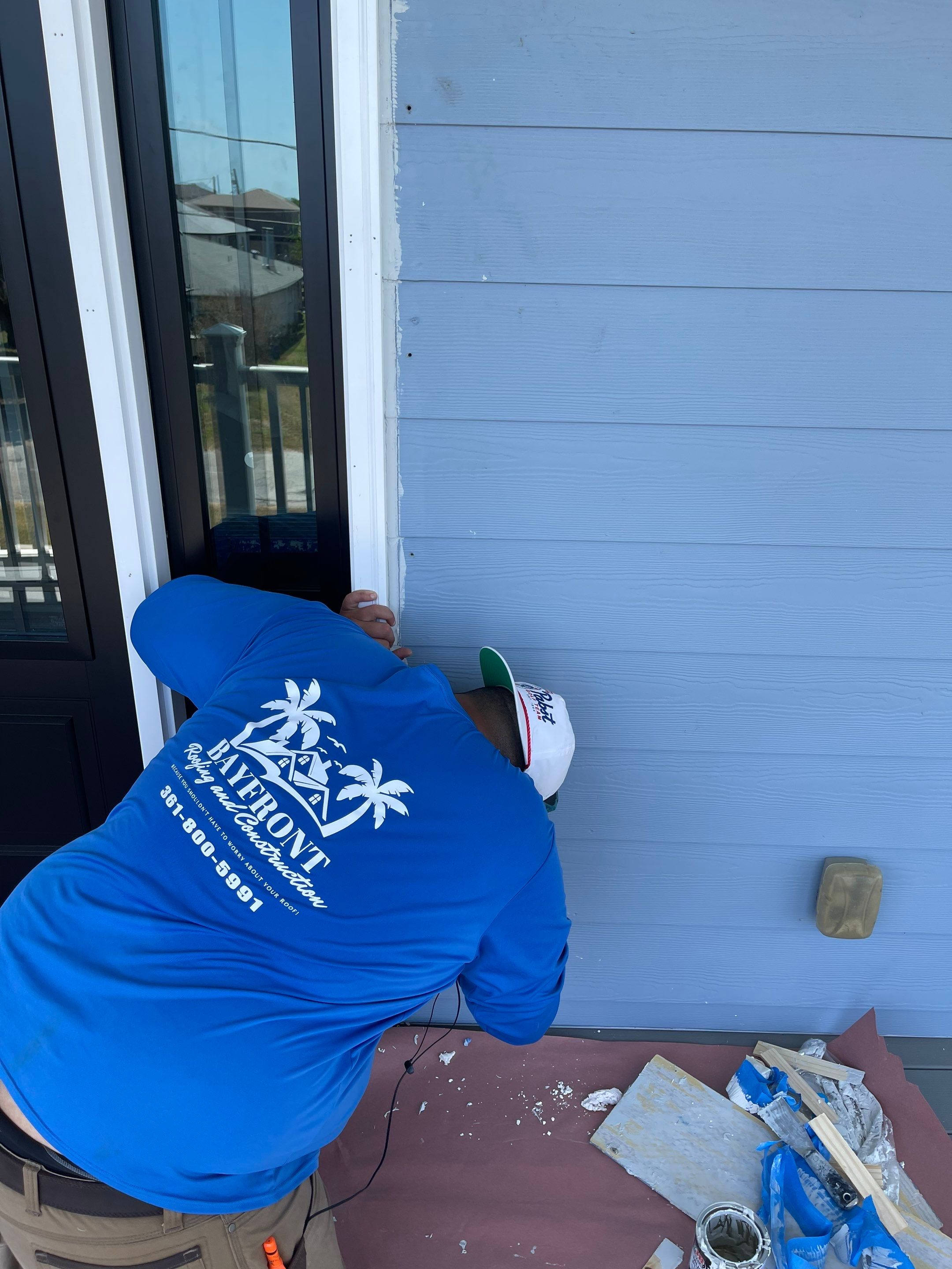 Portland Shore Porch Build and Custom Doors by Bayfront Roofing and Construction