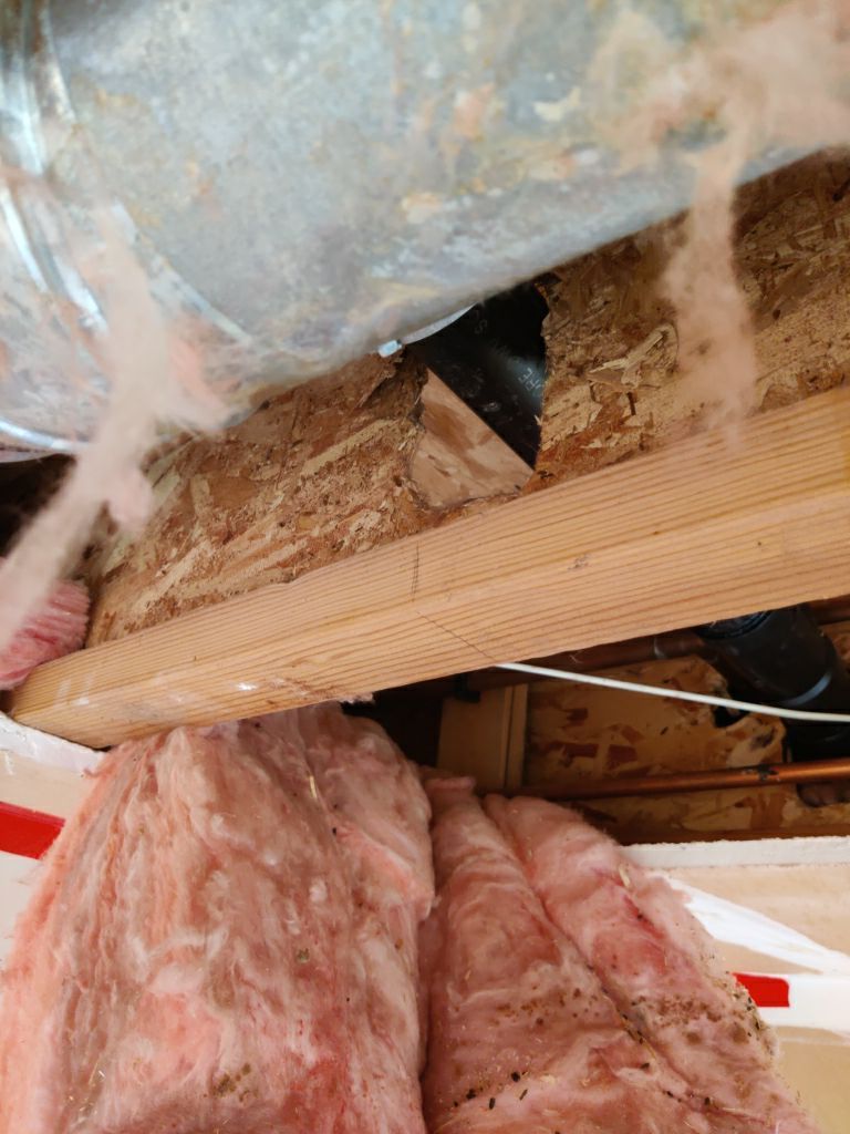 Water Damage in Garage by Accountable Home Services