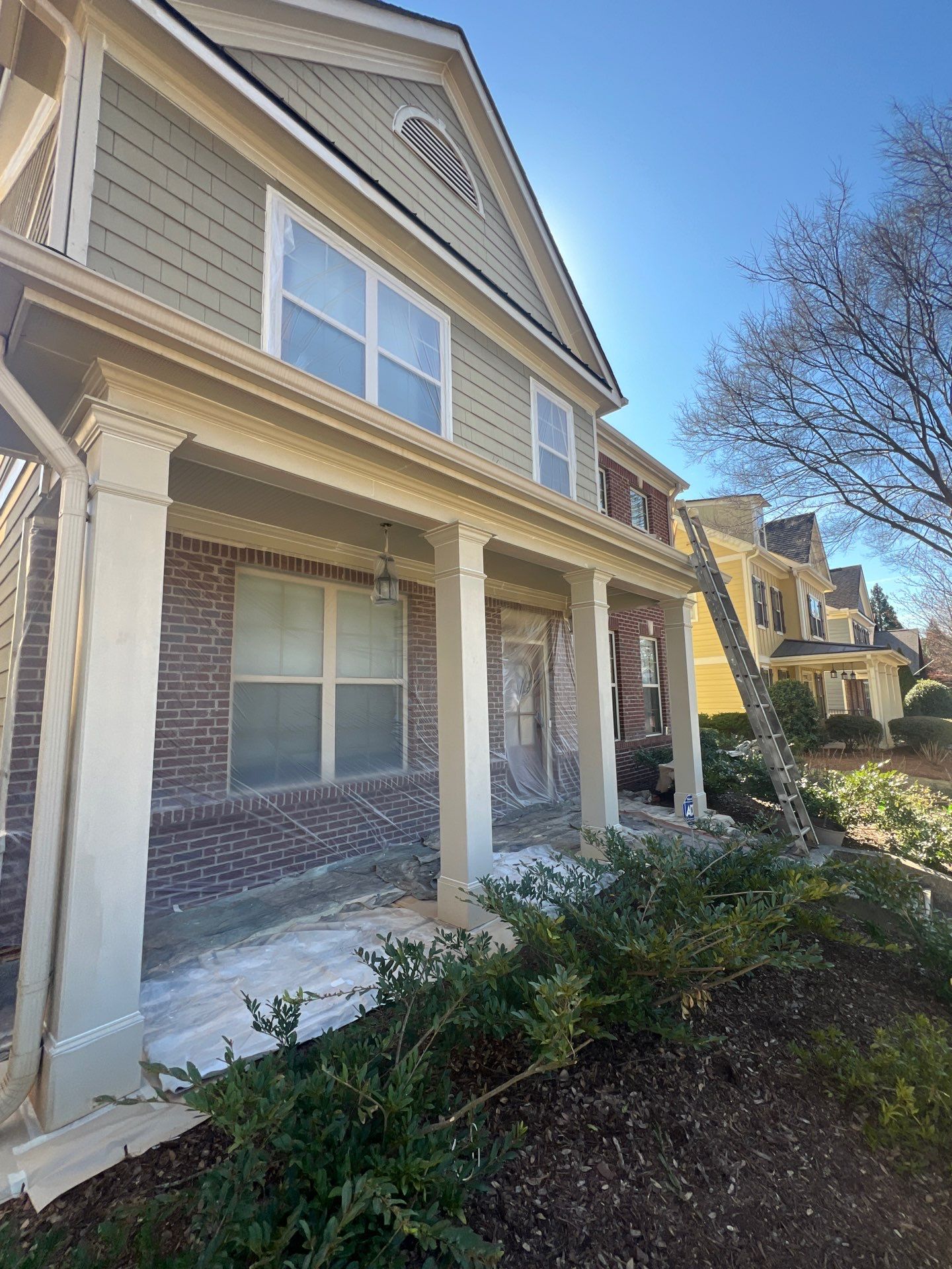 Exterior Paint and Rotten Wood Replacement in Smyrna, GA by Nelson Exteriors