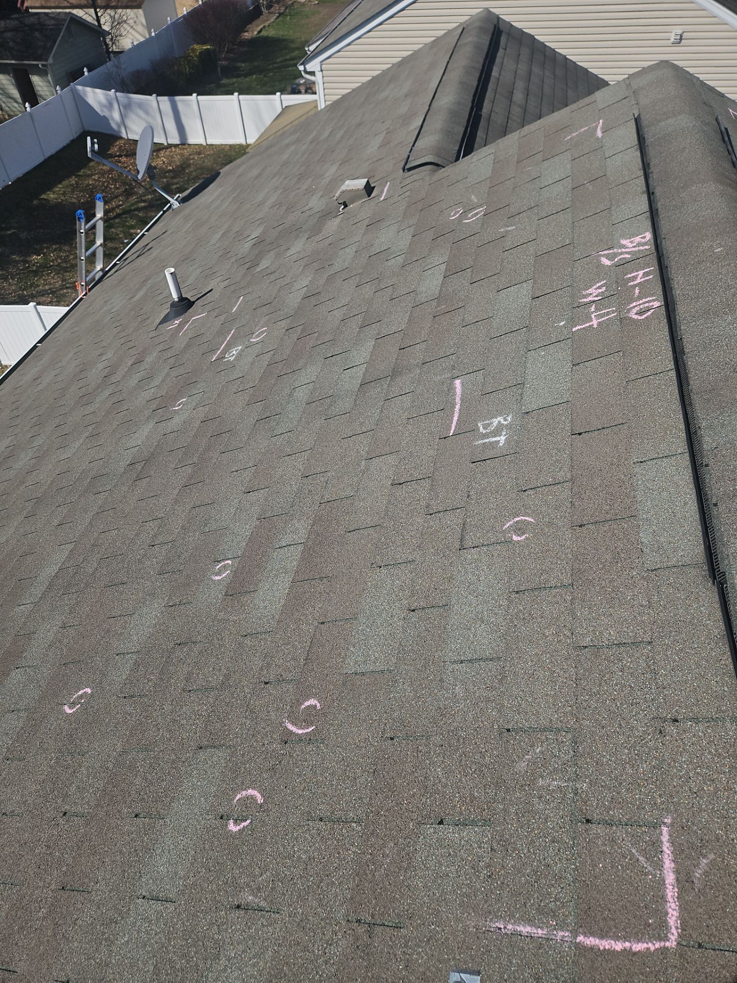 Roof replacement by hail damage by Just Brilliant Restoration JBR