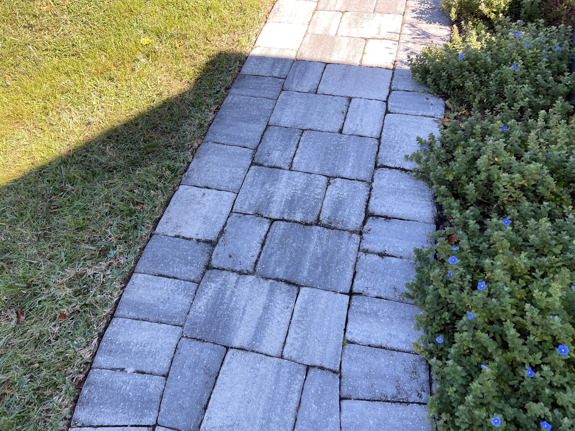 Paver Driveway using Concrete Sealant and PolySand by DuraSeal