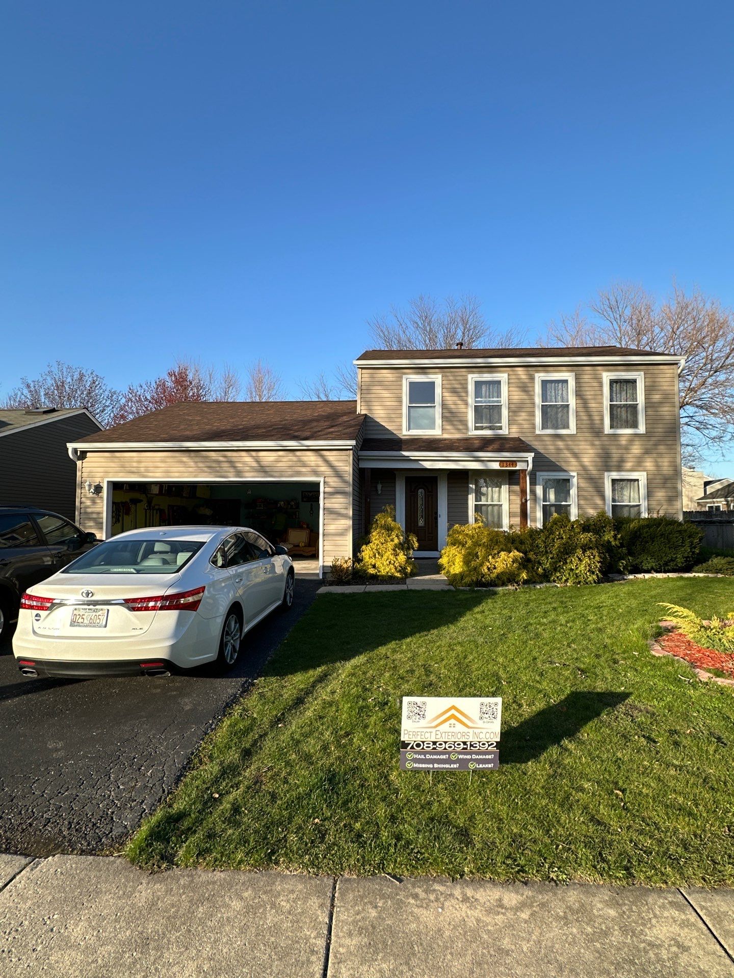 Residential Roofing Installation using Owens Corning  by Perfect Exteriors Inc. 