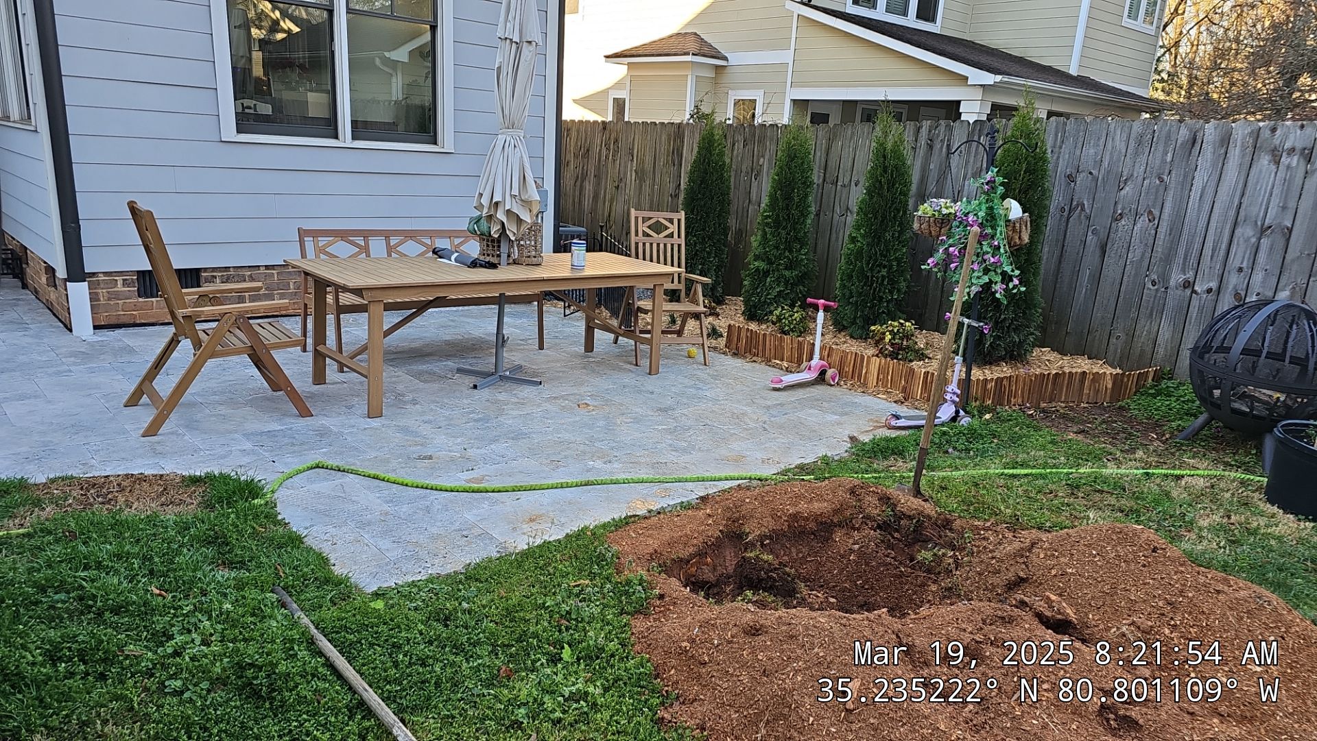 Residential Landscape Project by Carolina-Metro Landscape, Inc
