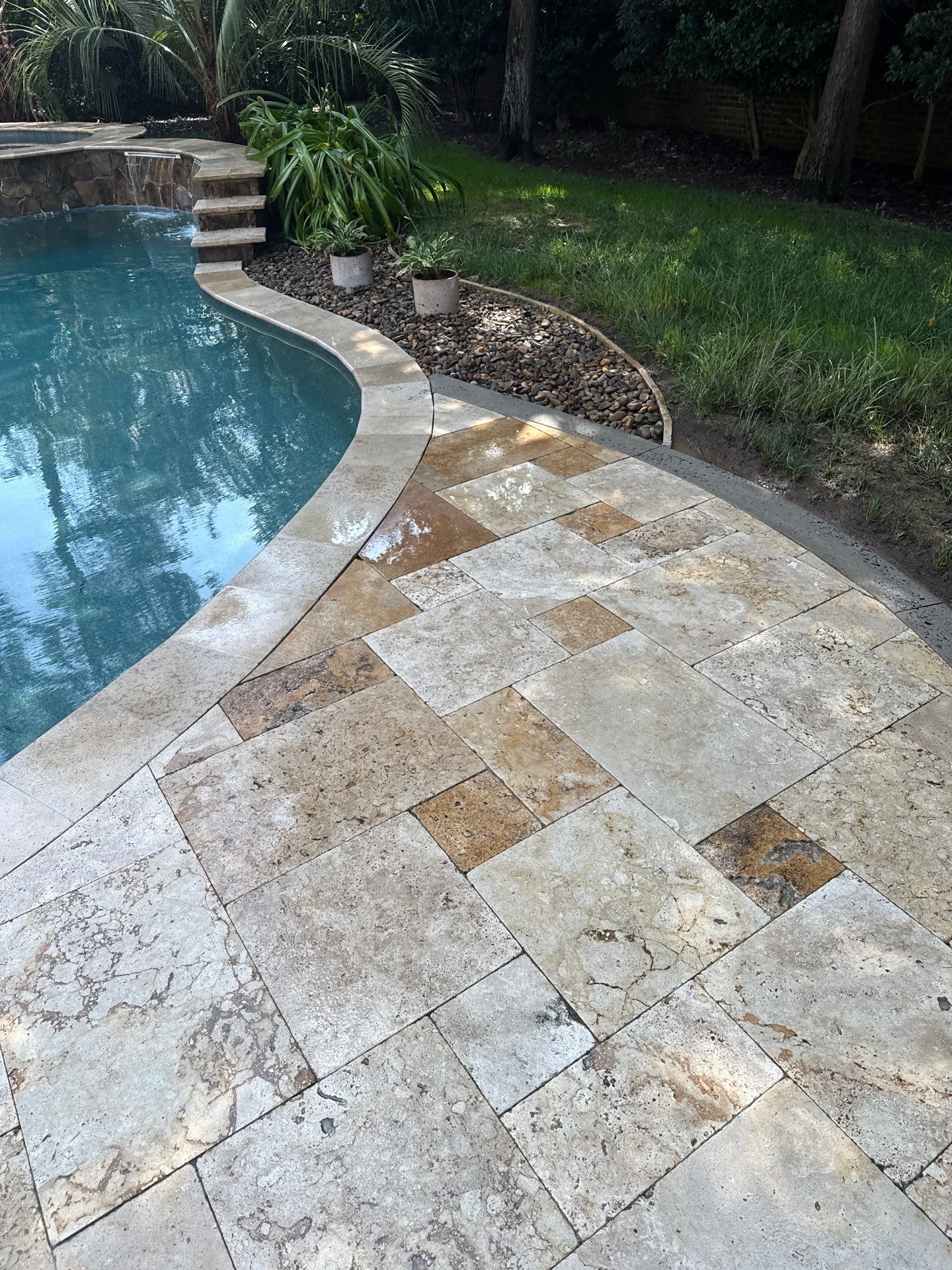 Pool Pavers using Concrete Sealant by DuraSeal