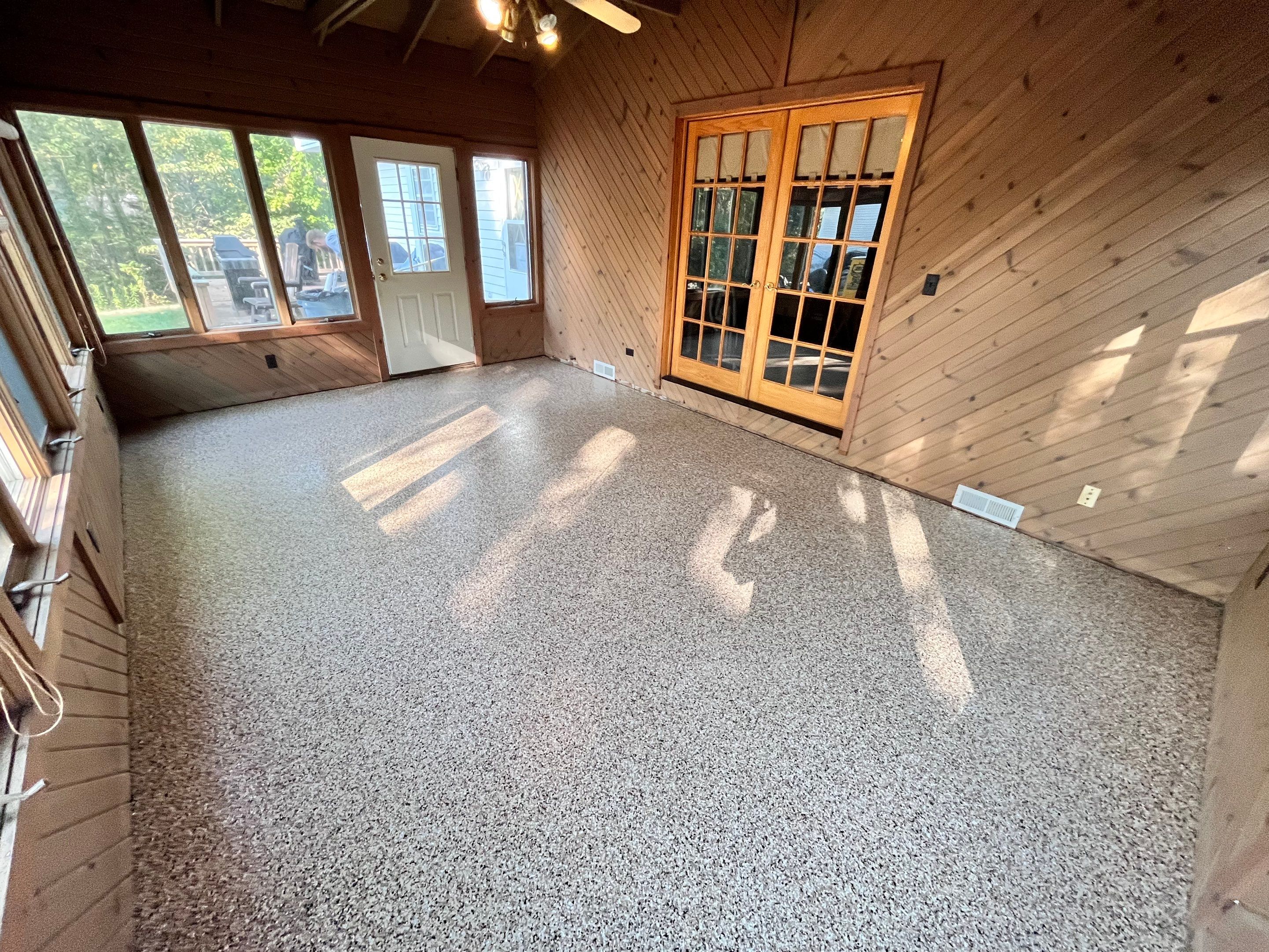 Outback Back Patio Concrete Coating by Level 10 Coatings