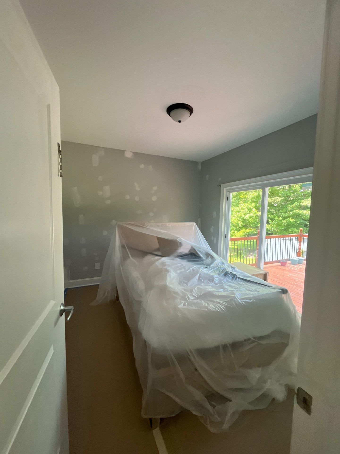 Interior Fresh Coat of paint & Deck stain by GonzalezPainters & Contractors Inc