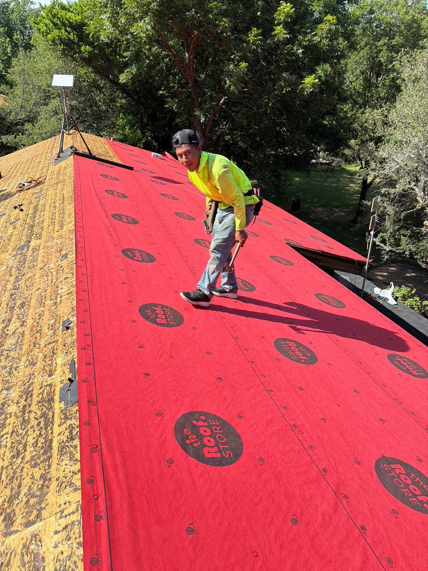 Fort Worth Log Home Roof Replacement and Gutter System Service by Performance 1 Roofing