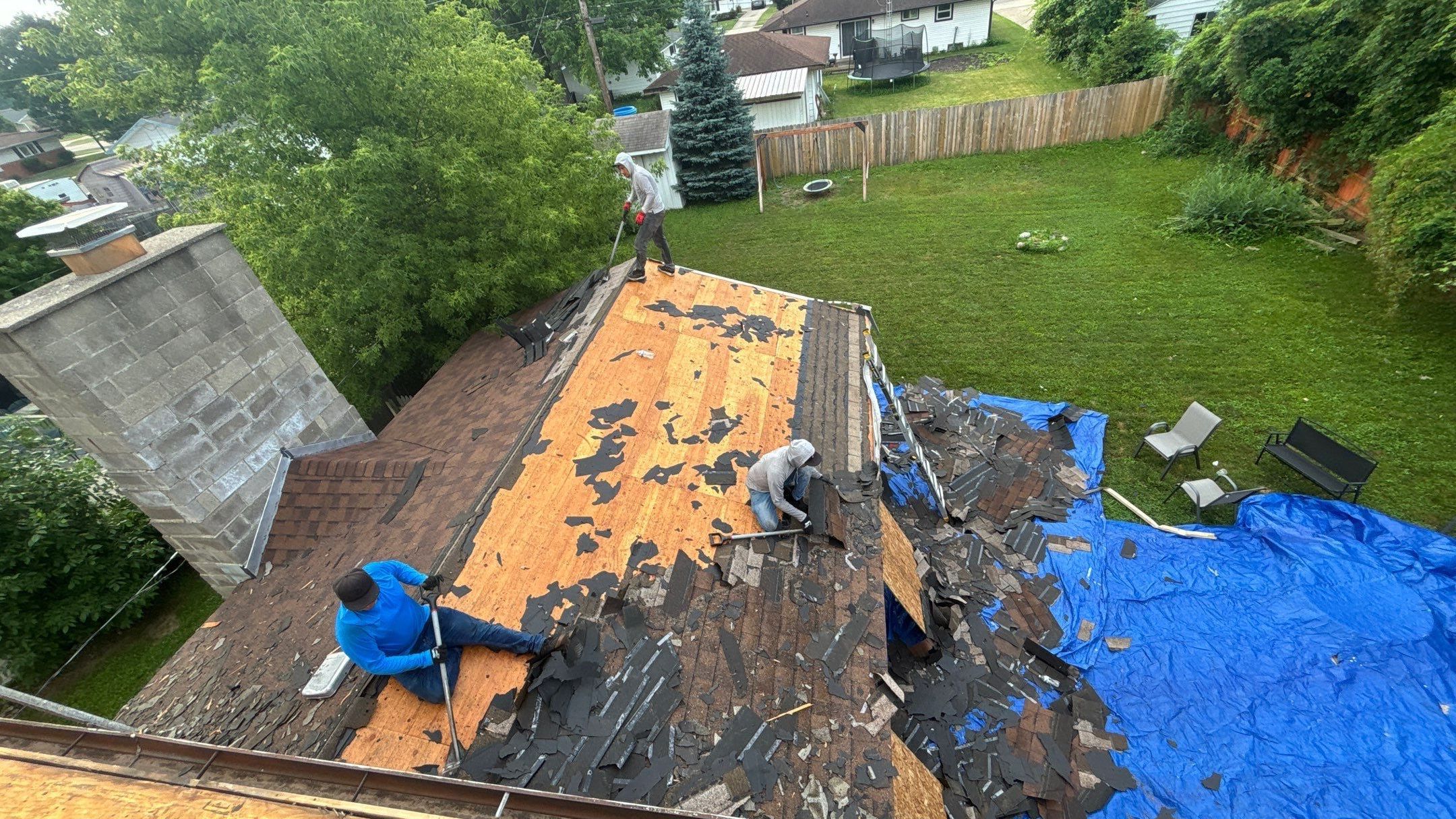 Roof Replacement using Owens Corning Slatestone Gray by 180 Contractors