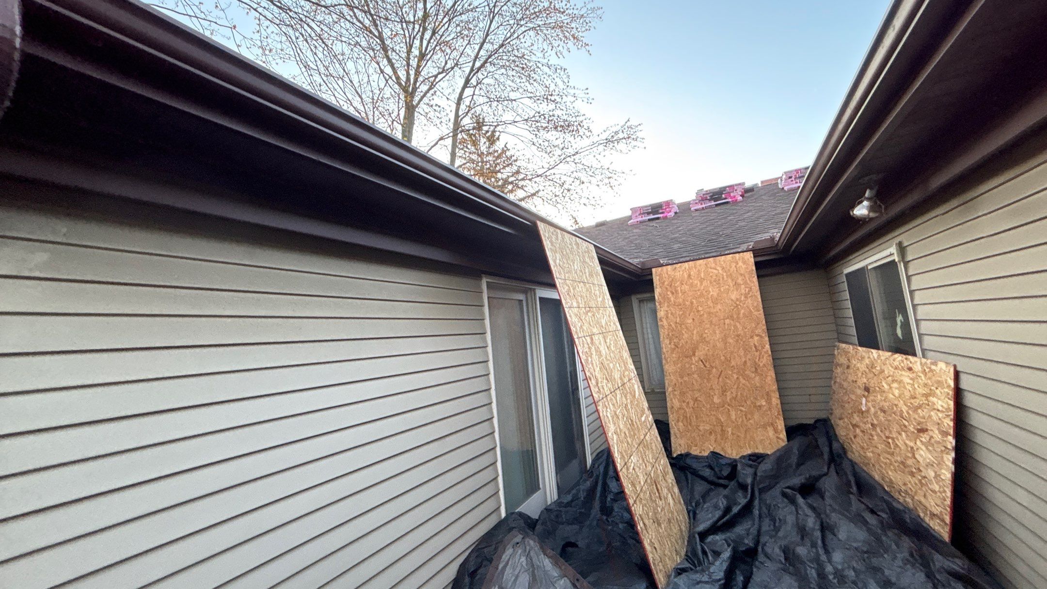 Roof Replacement using Owens Corning Driftwood by 180 Contractors