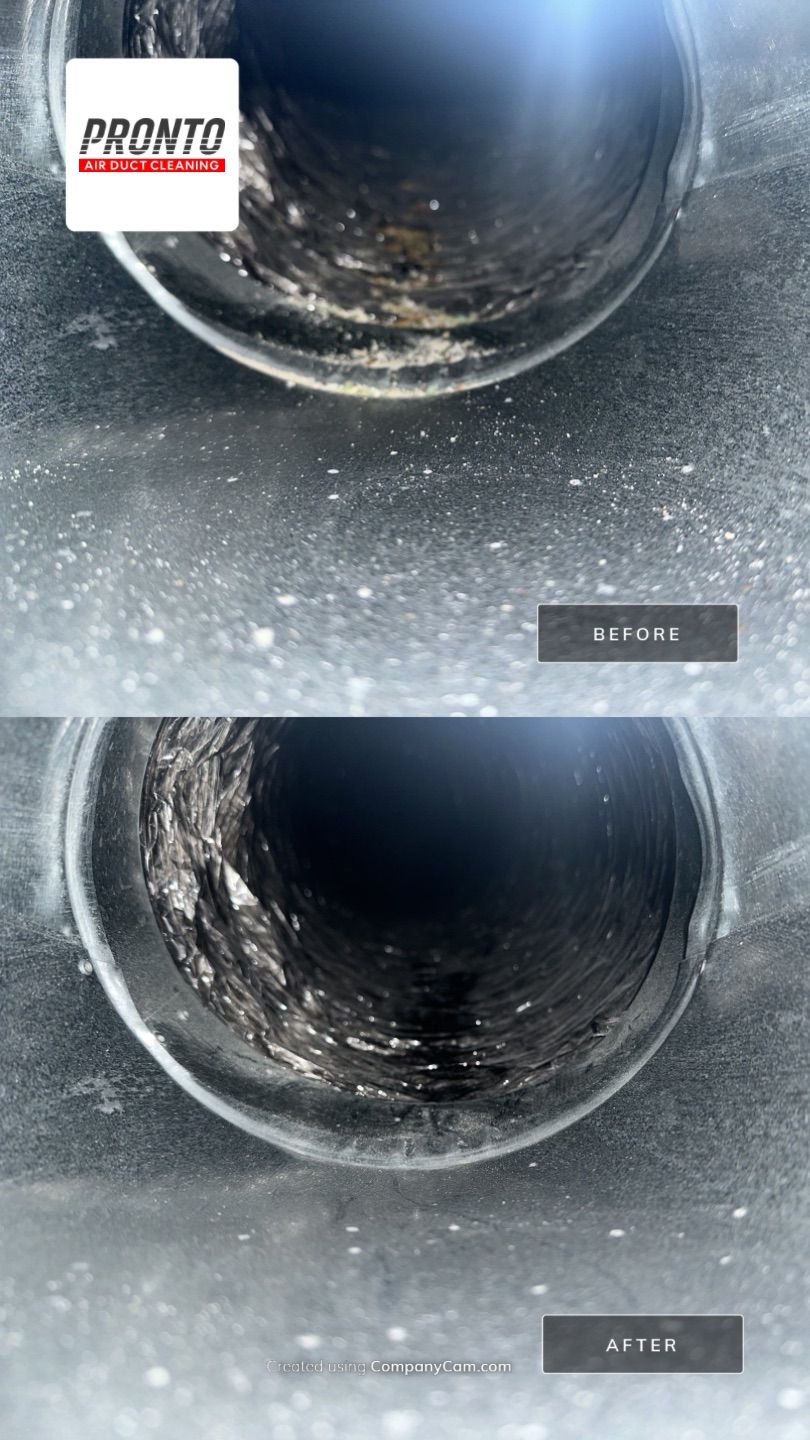 Air duct cleaning using Hypervac by Pronto Air Duct Cleaning