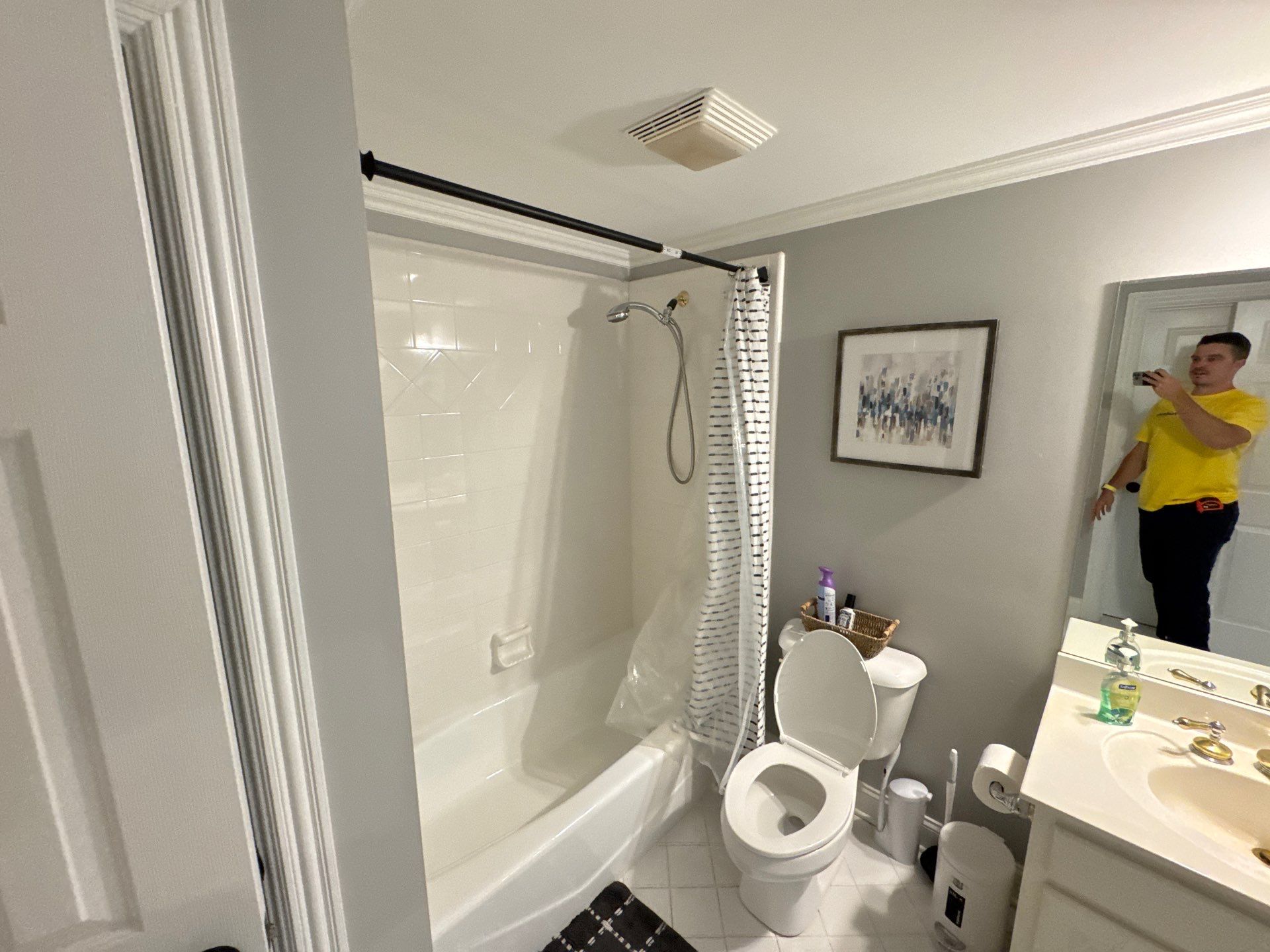 Basement bathroom renovation by Prudencio
