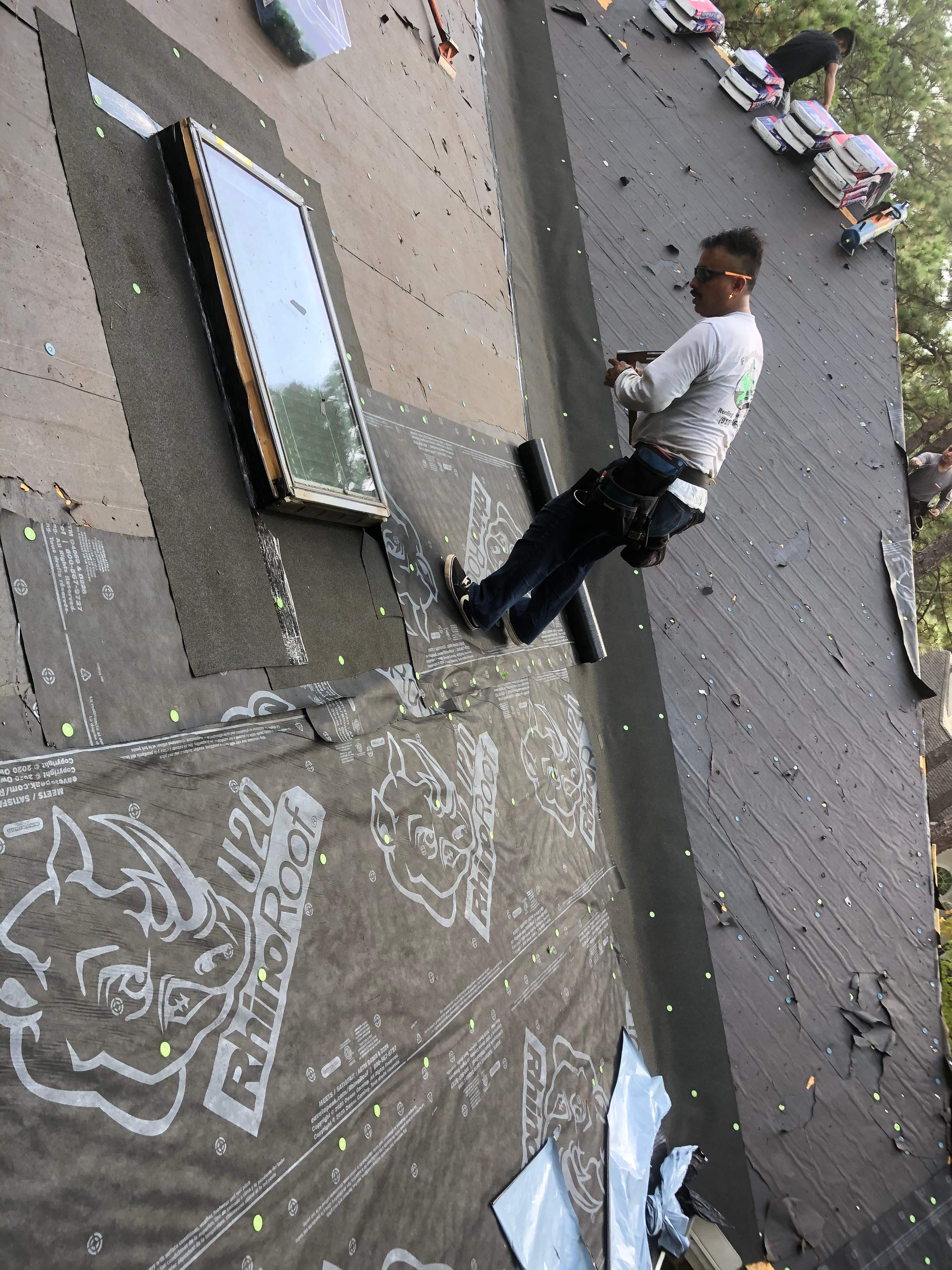 Residential Roofing Repair / Hail Damage by American Roofing NC