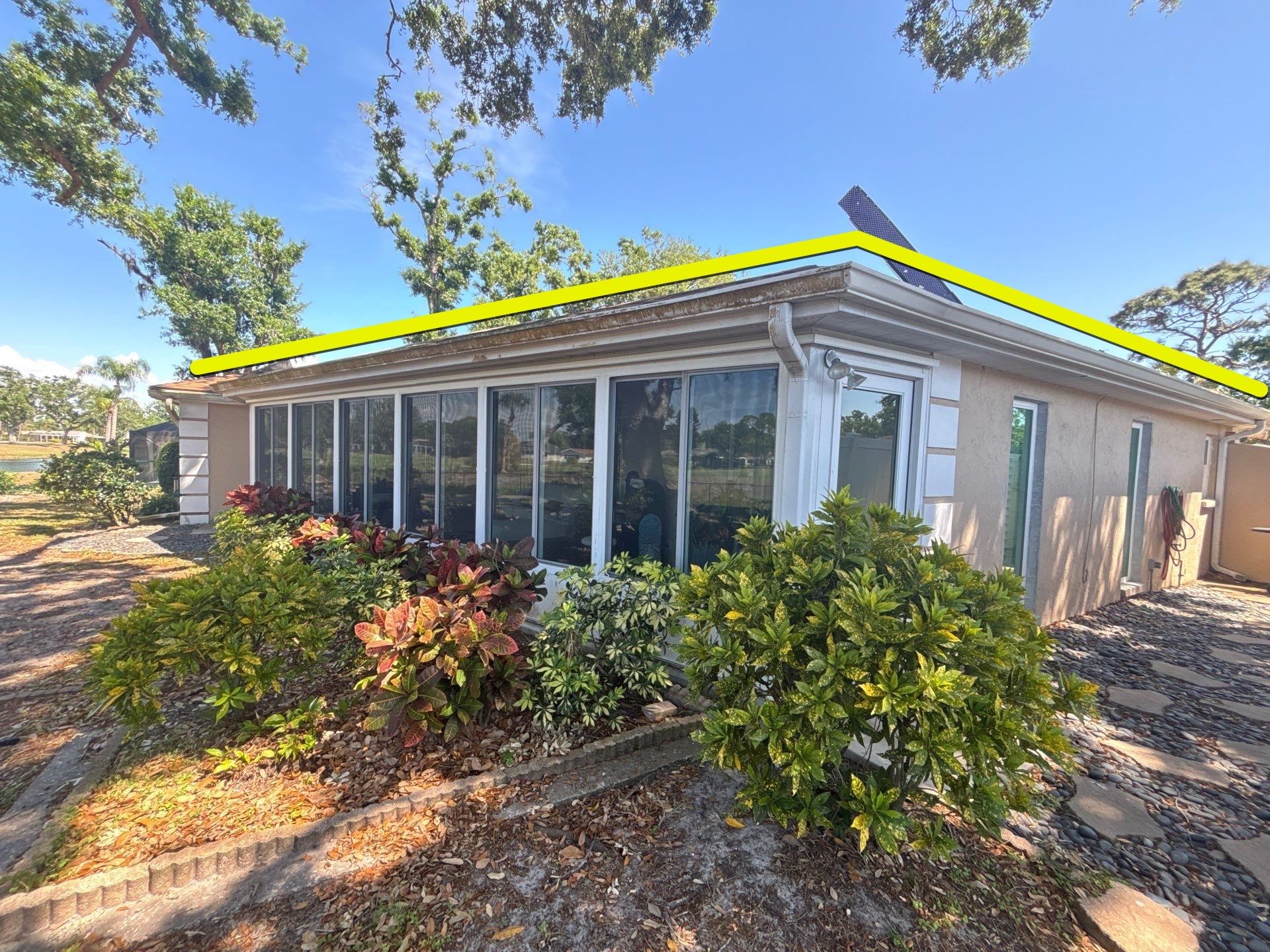 Aluminum Seamless Gutters in Sarasota FL by Gutter Professors