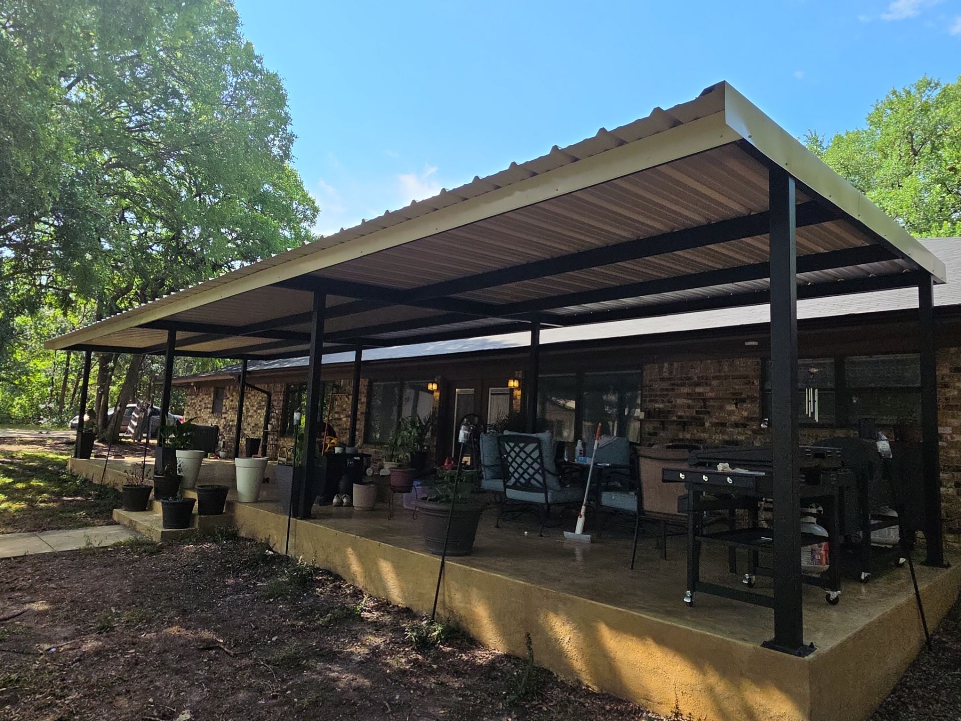 1000sf Patio Cover by REPS Austin Area Roofer