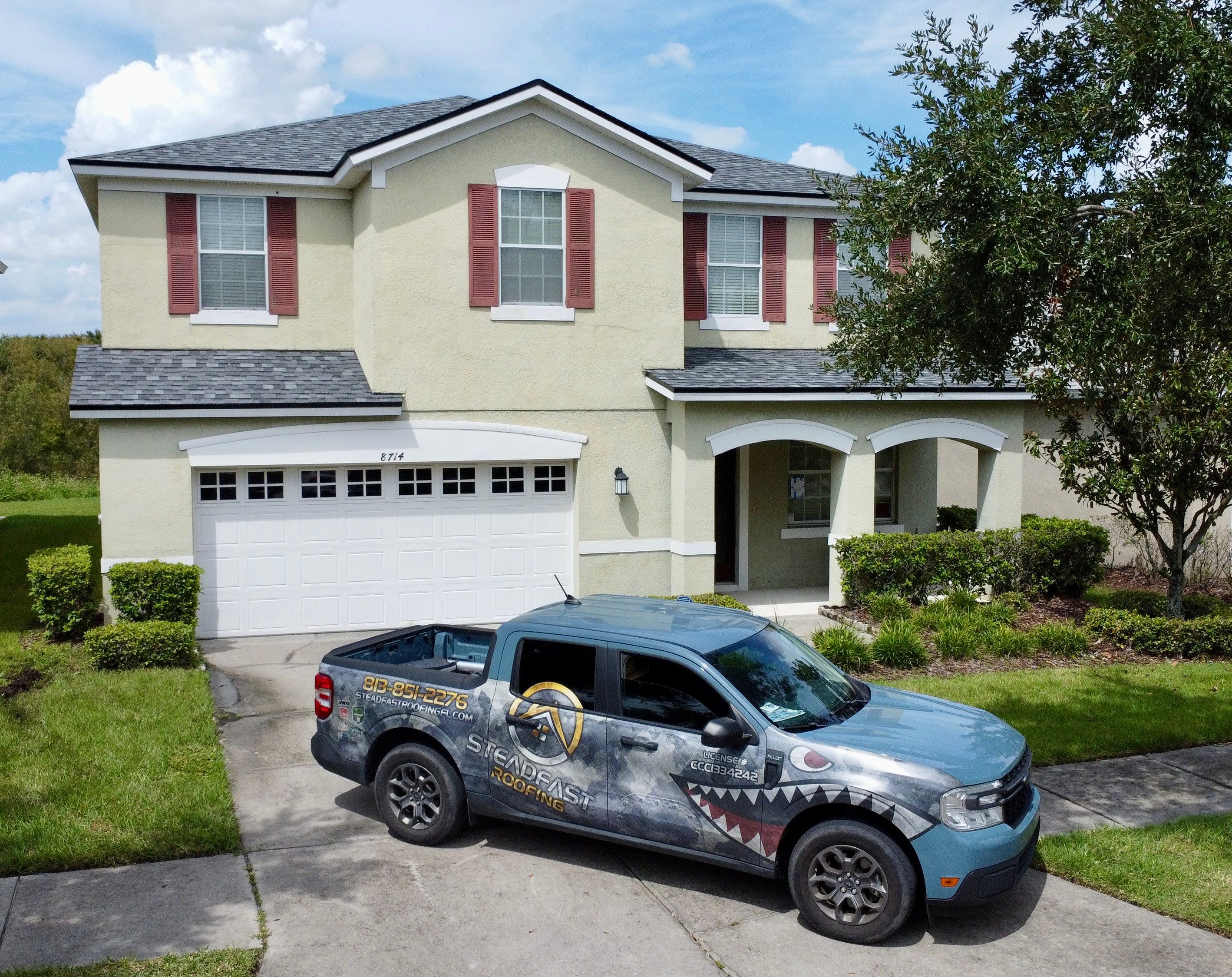 Roof Replacement in Riverview, FL. by Steadfast Roofing