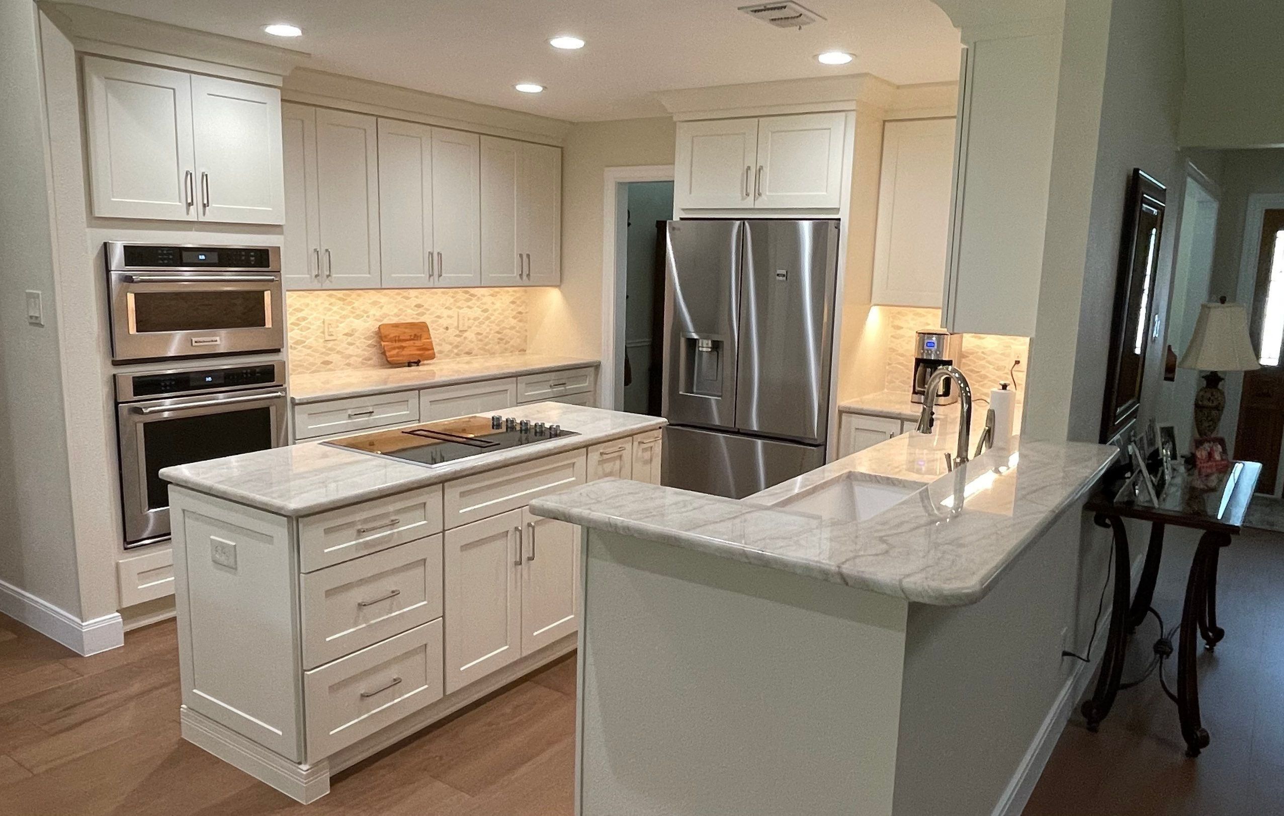 Deerfield Kitchen Refresh Before and After by Legacy Bath and Kitchen