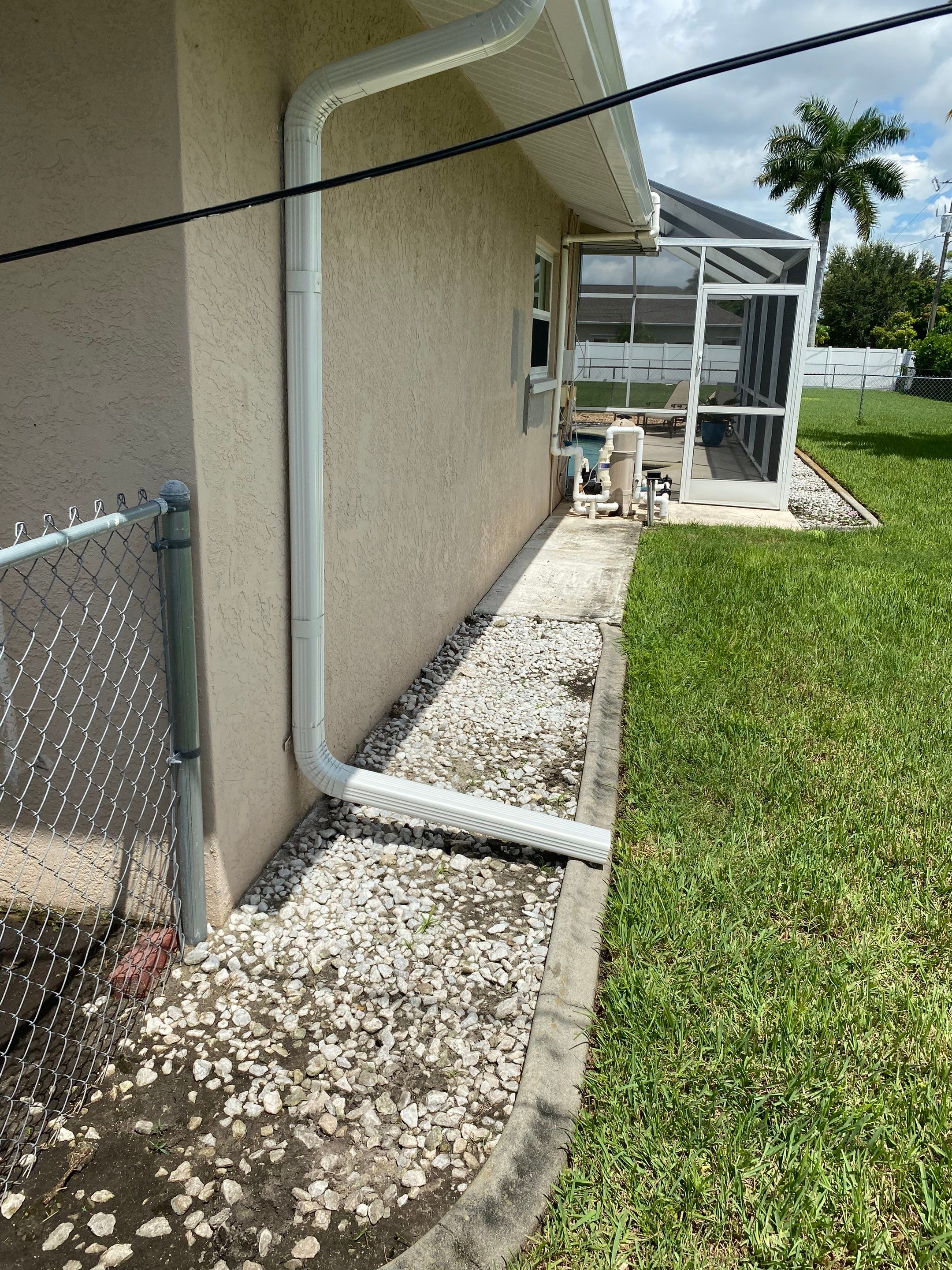 Seamless Gutters for Buildings in Cape Coral FL by Gutter Professors