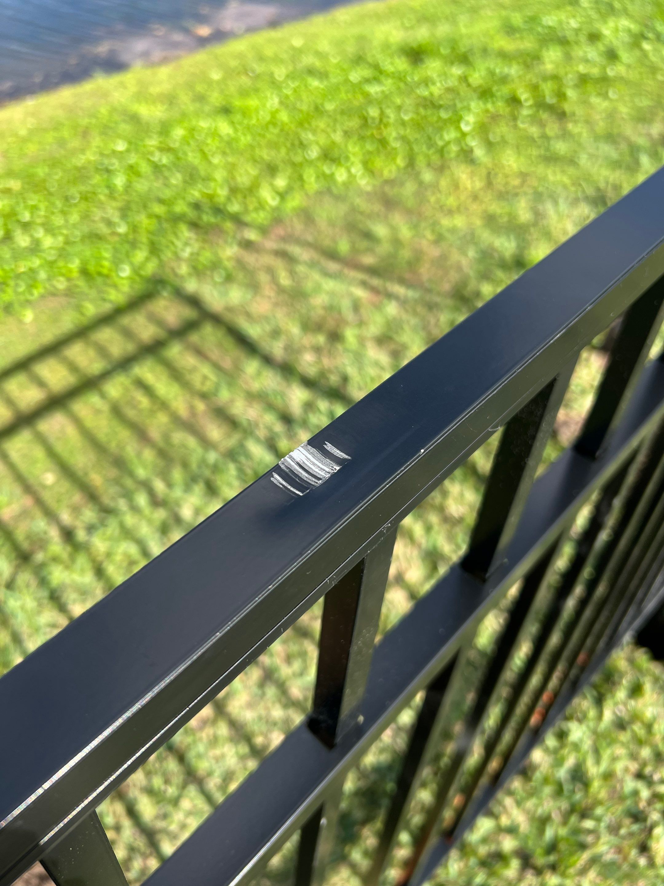Aluminum Fence Installation using Black 3 Rail Aluminum Fence by Asap fence and gates, LLC