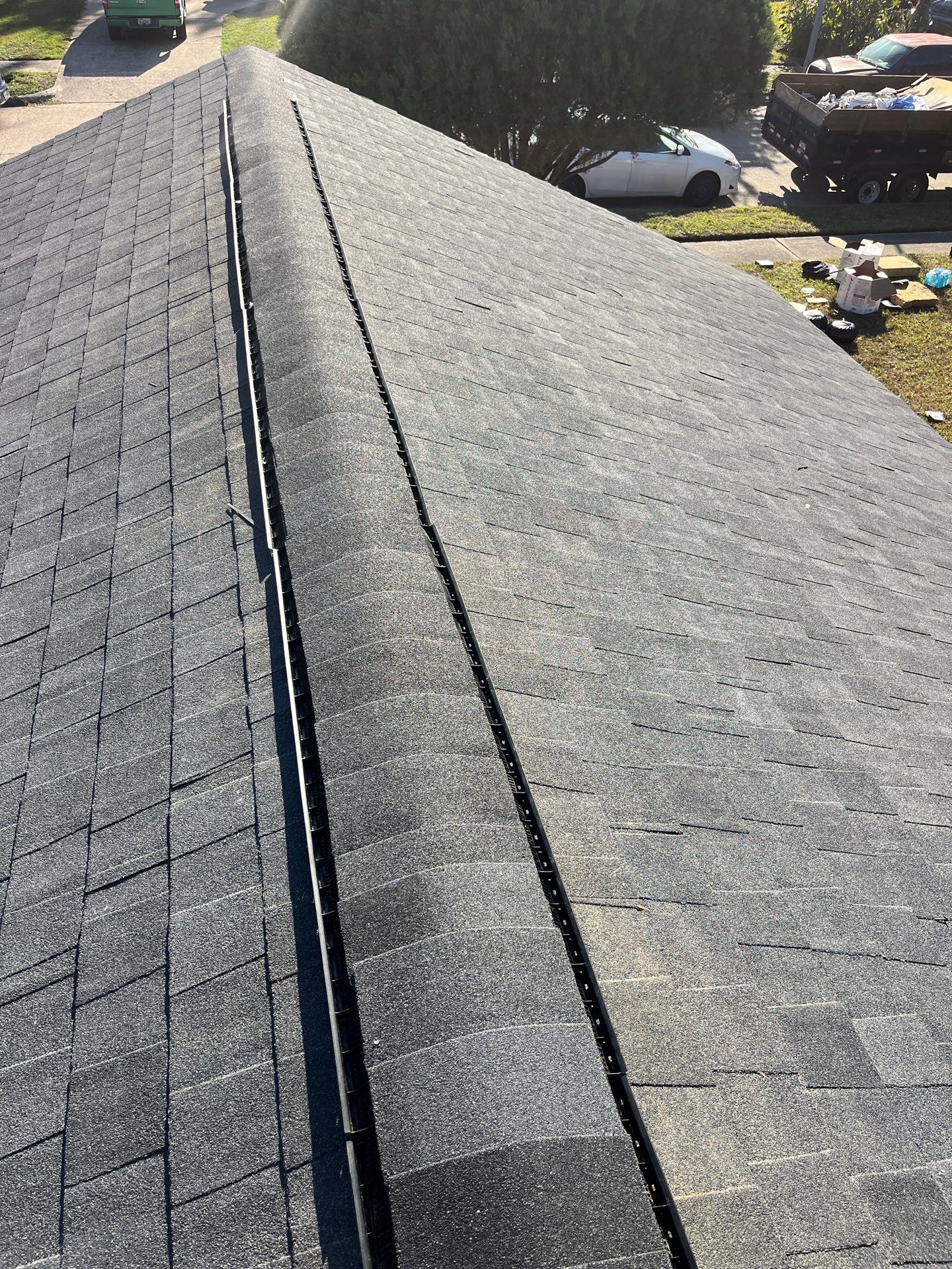 Residential Roofing Installation using Atlas Prolam Black Shadow by Motion Roofing
