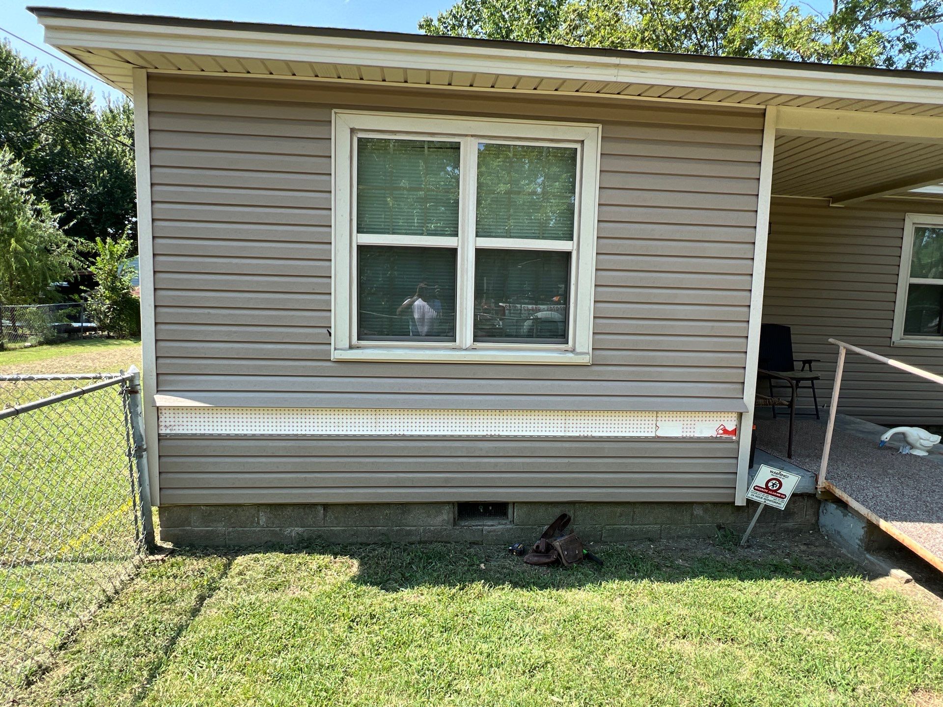 Hail damage & tornado damage restoration.  by In & Out Construction & Remodeling, LLC