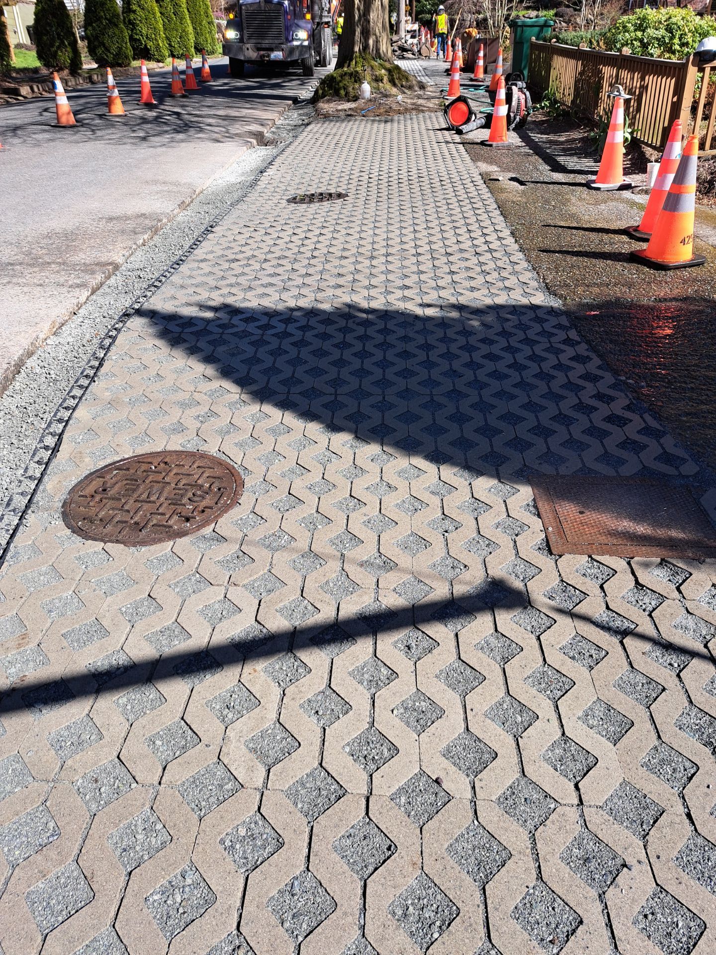 Russell | Turfstone Pavers Driveway  by Jireh Asphalt & Concrete Inc 