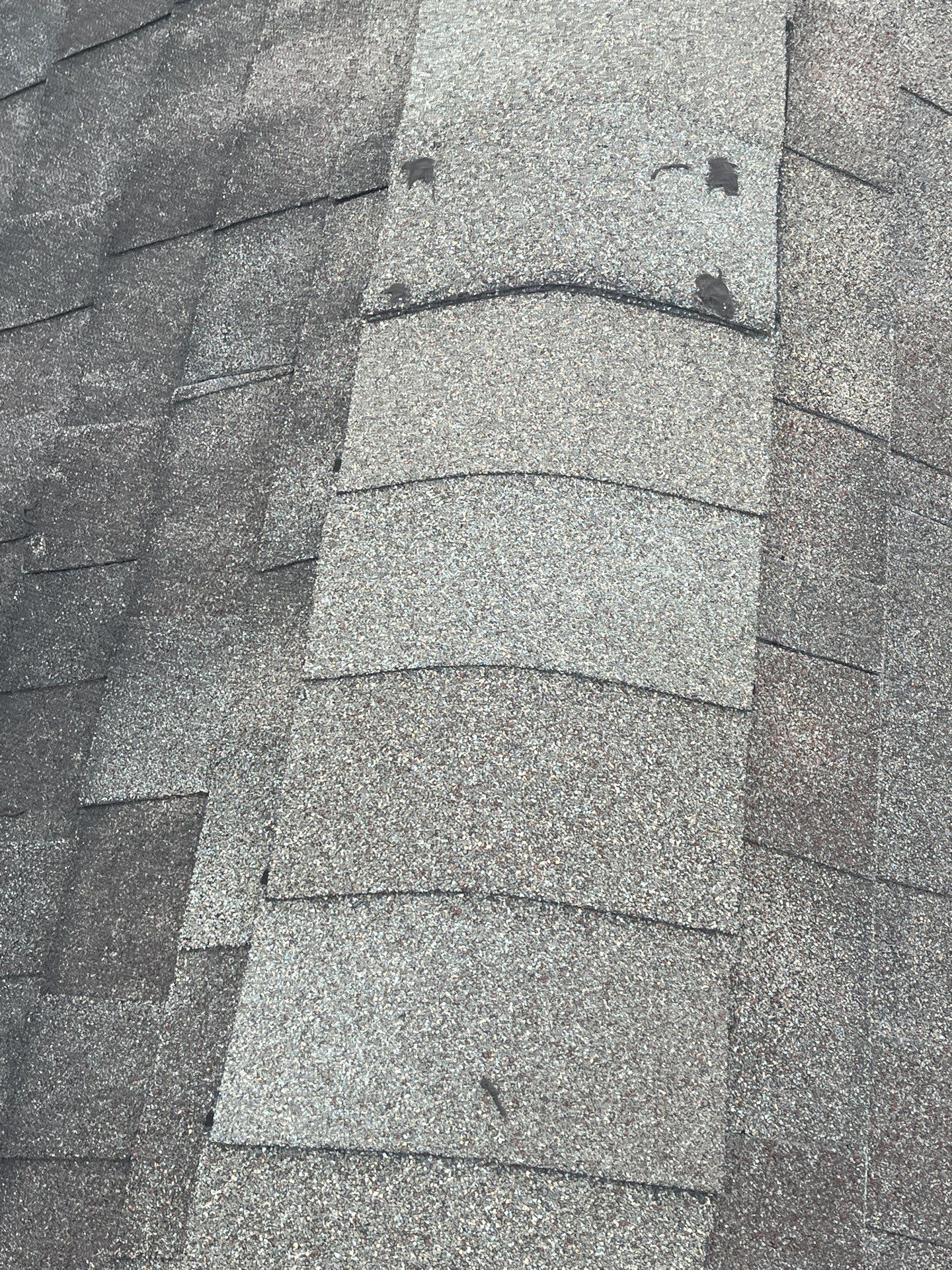 Hail Damage using Owen's Corning Duration (Lifetime) Shingles by Roof Repair Company