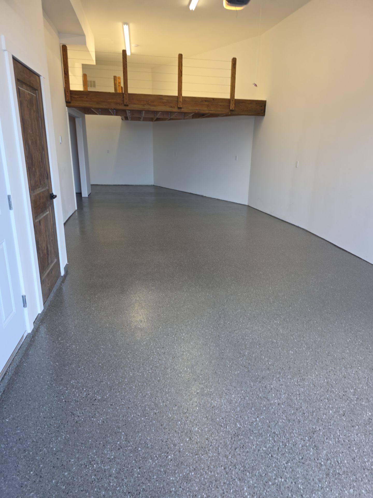 Garage Transformation using Slate Hybrid by Croc Coatings, LLC