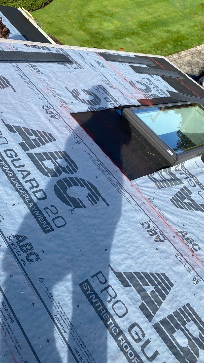 Residential Roofing Installation using Owens Corning Duration Driftwood by Absolute Roofing and Construction