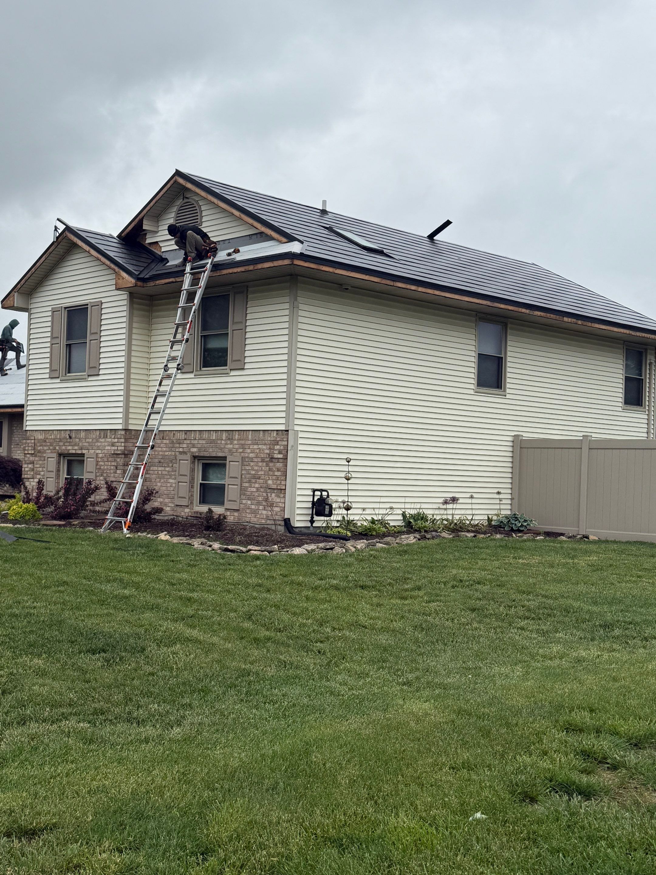 Tesla Solar Roof in Fairborn by Elevated Roofing and Siding