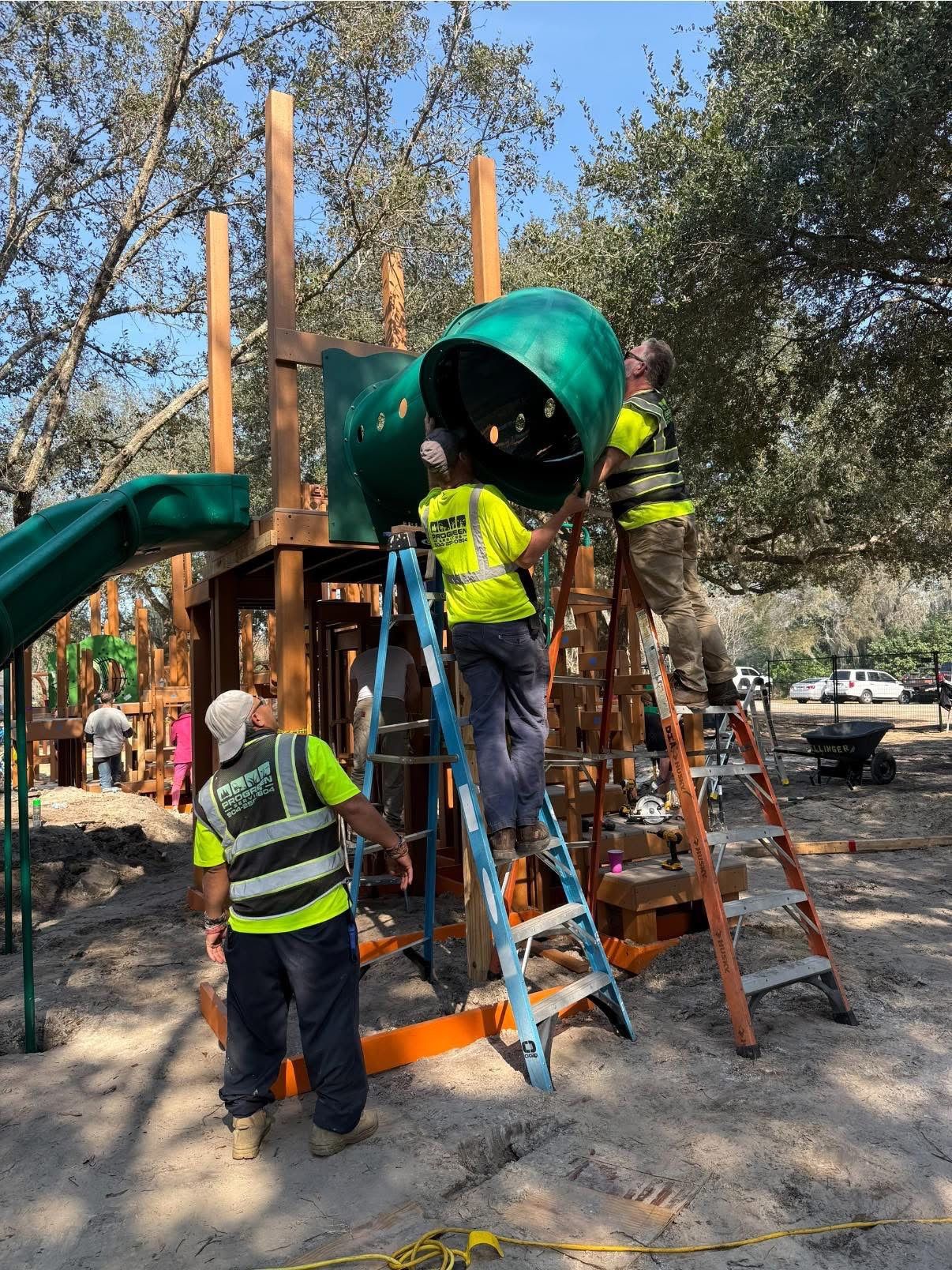 Volunteer Work | Deerwood Community Playground by ProGreen Services