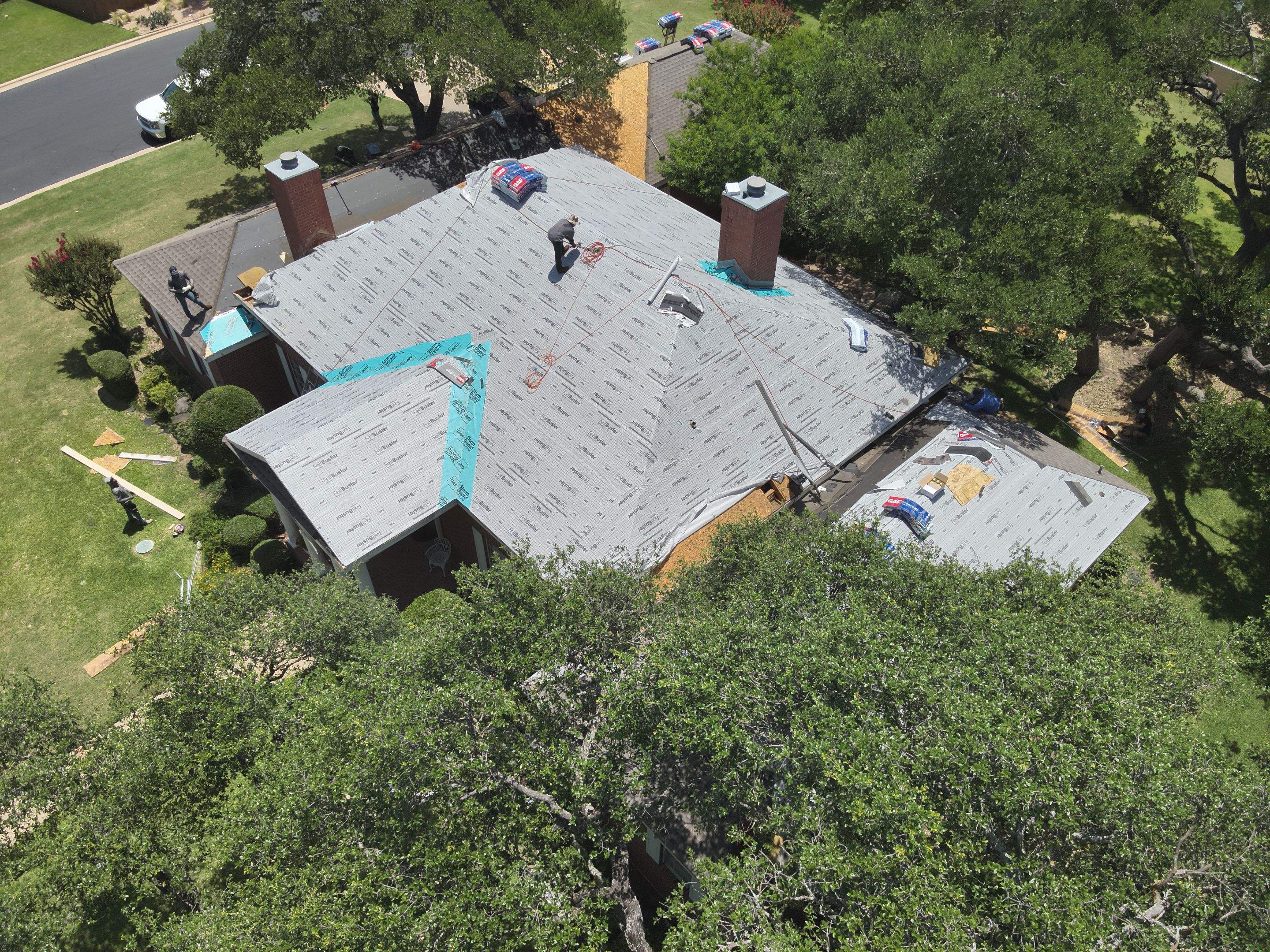 Residential Roof Replacement using GAF - HDZ - Weathered Wood by Action Exteriors