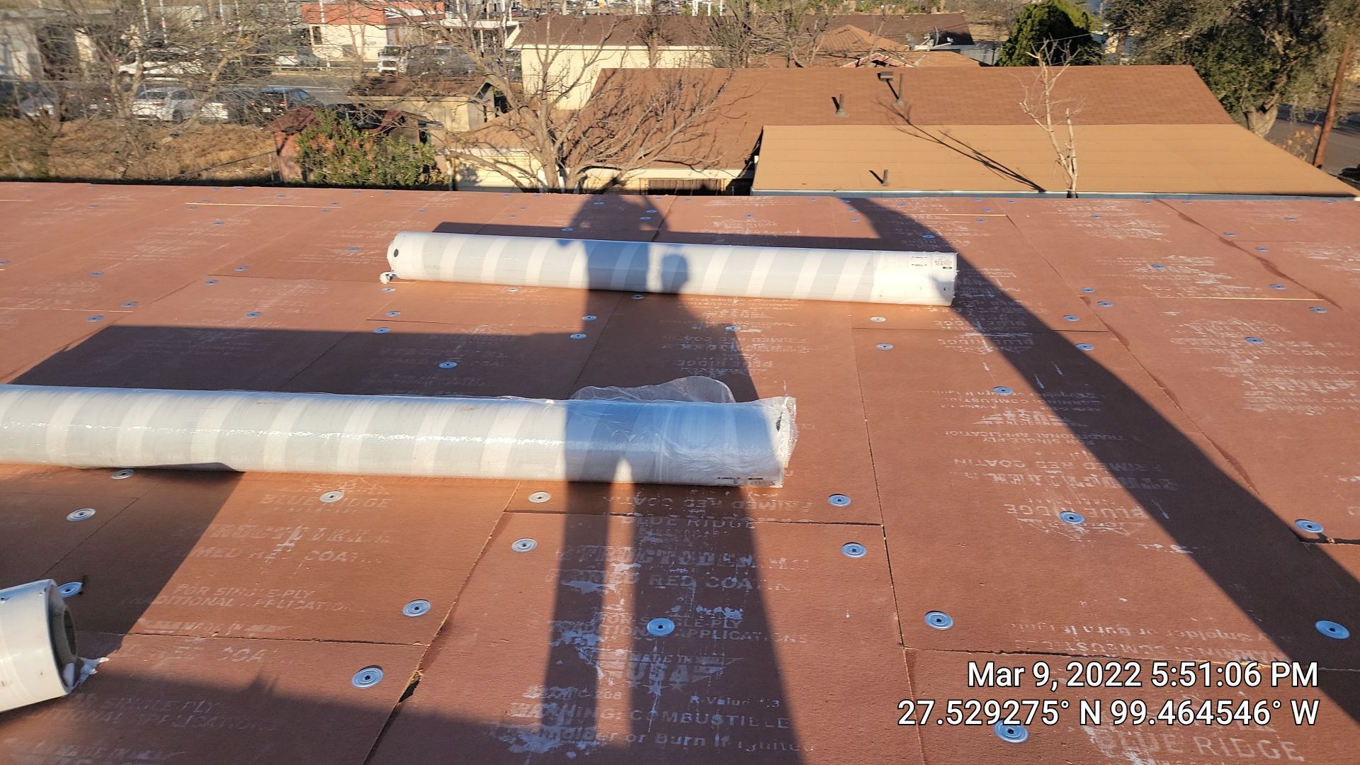 Commercial Roofing Installation using Thermoplastic Polyolefin - GAF  by JM Flores Roofing & Construction, Inc