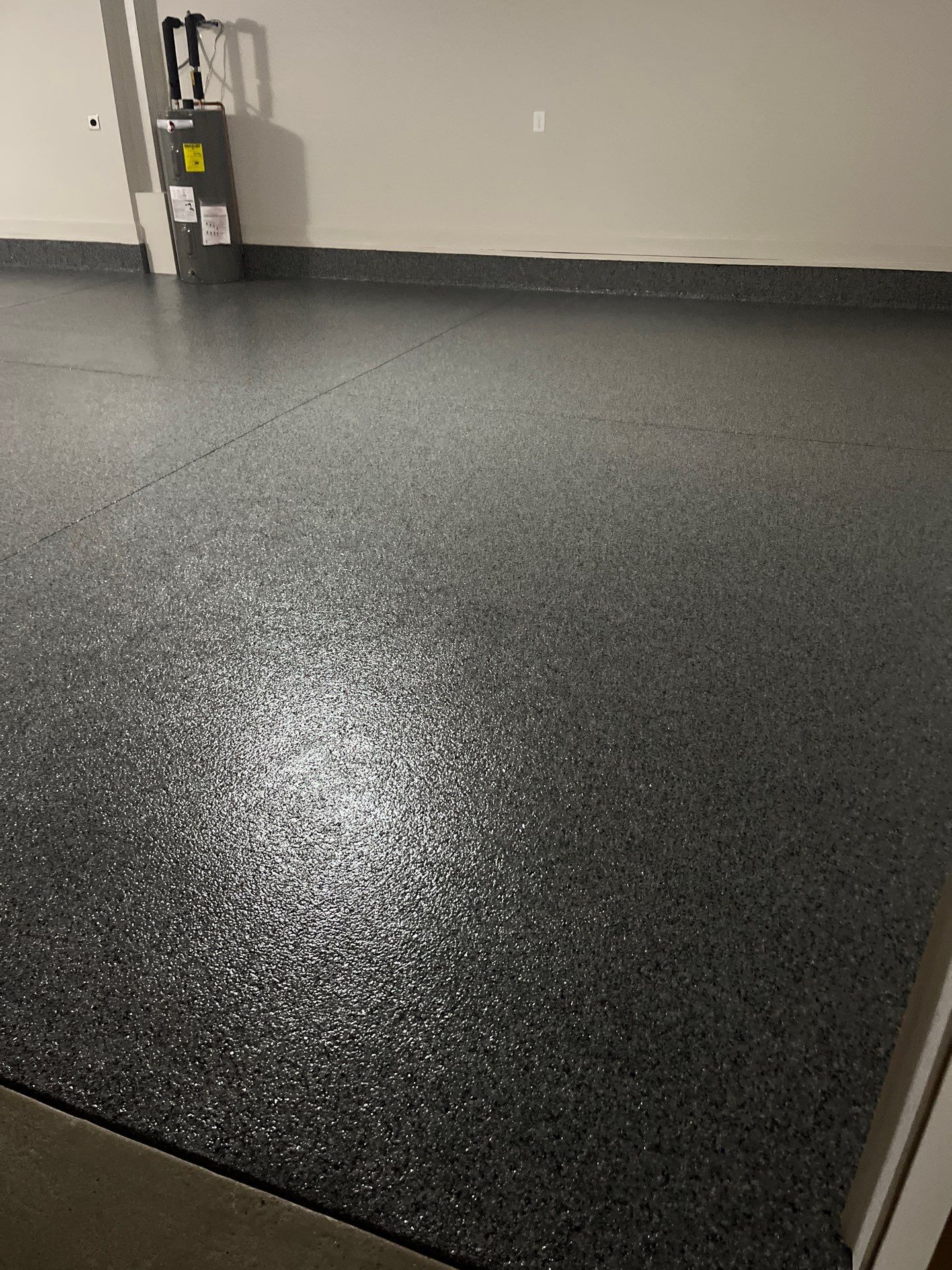 Garage Floor Coating using Nightfall by My Garage Floor Guys