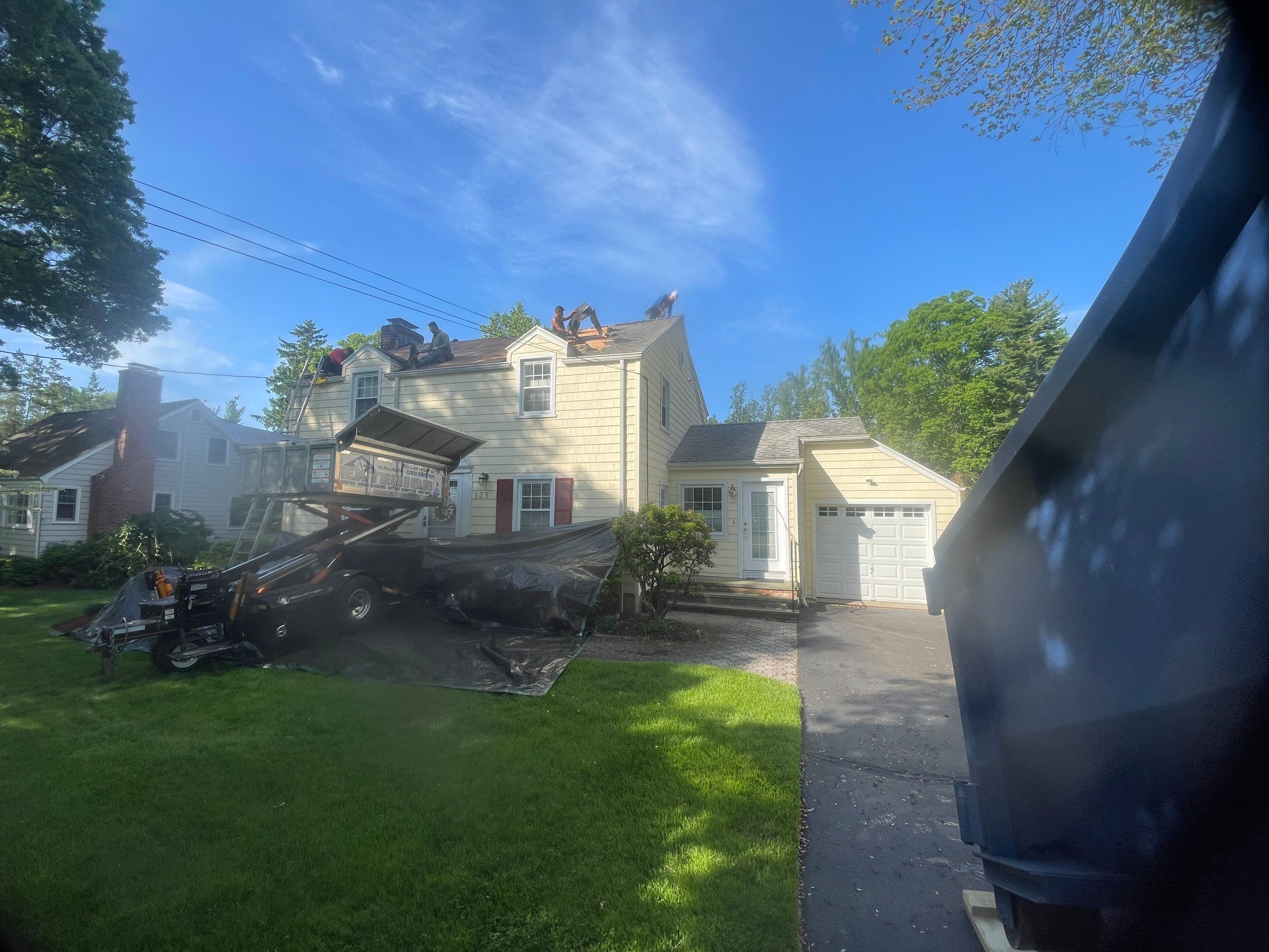 Residential Roofing Installation using Tamko Titan XT - Old English Pewter by A Plus Exterior