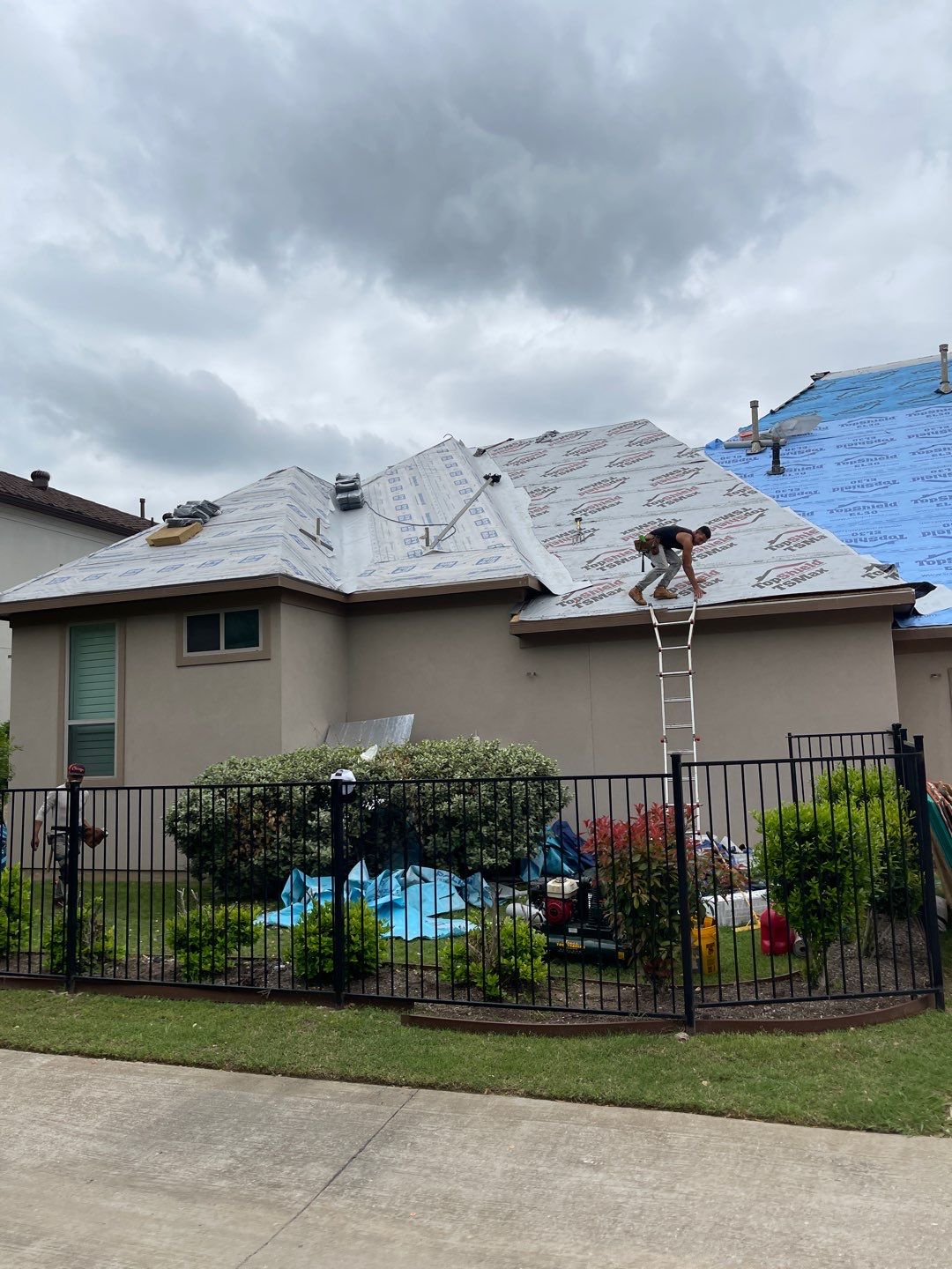 Roof Replacement using Davinci Bell Slate Shingles by Elite Roofing LLC