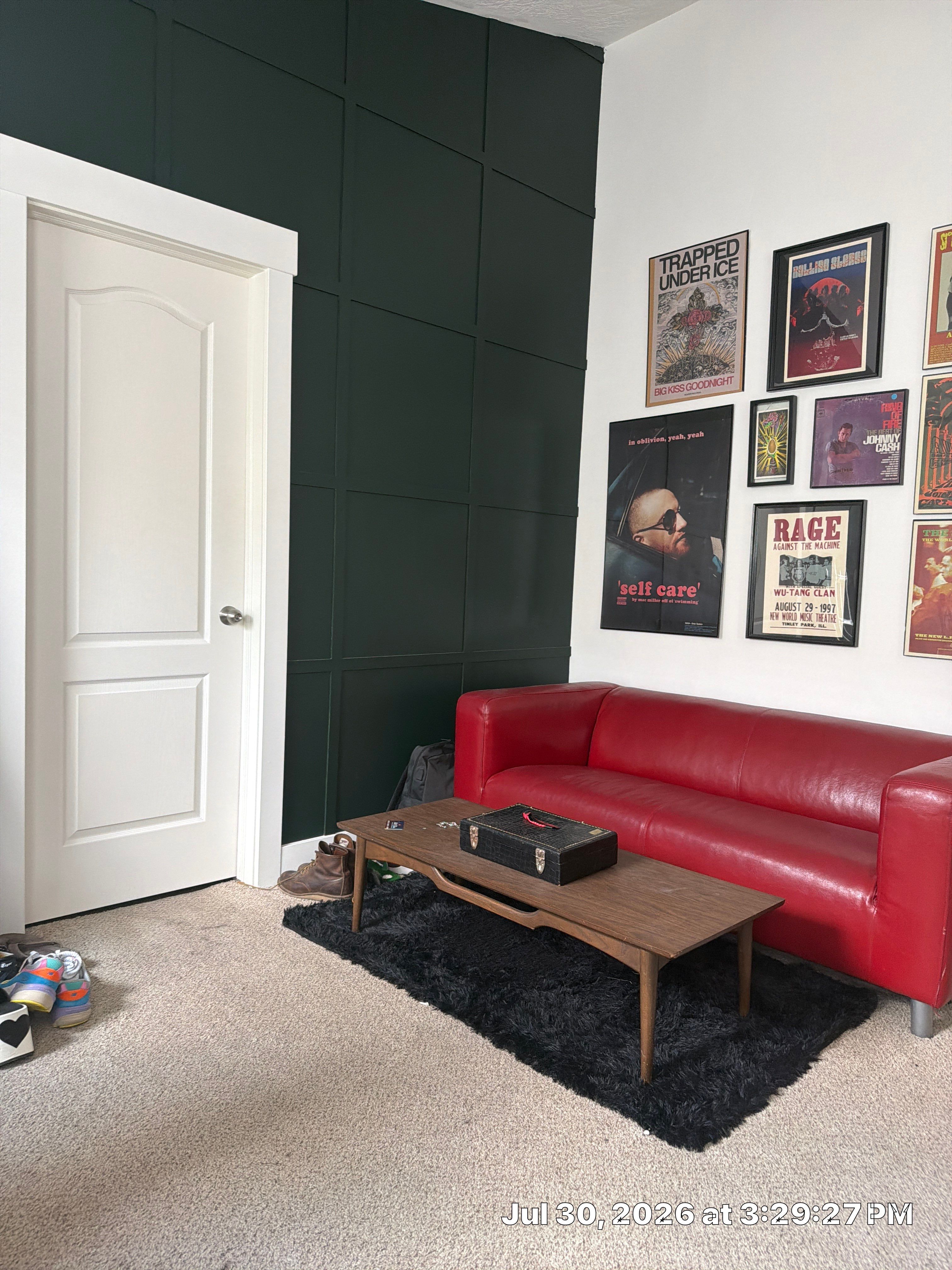 Custom Grid Trim Accent Wall and Interior Painting in South Salt Lake by CompanyCam Sales Demo
