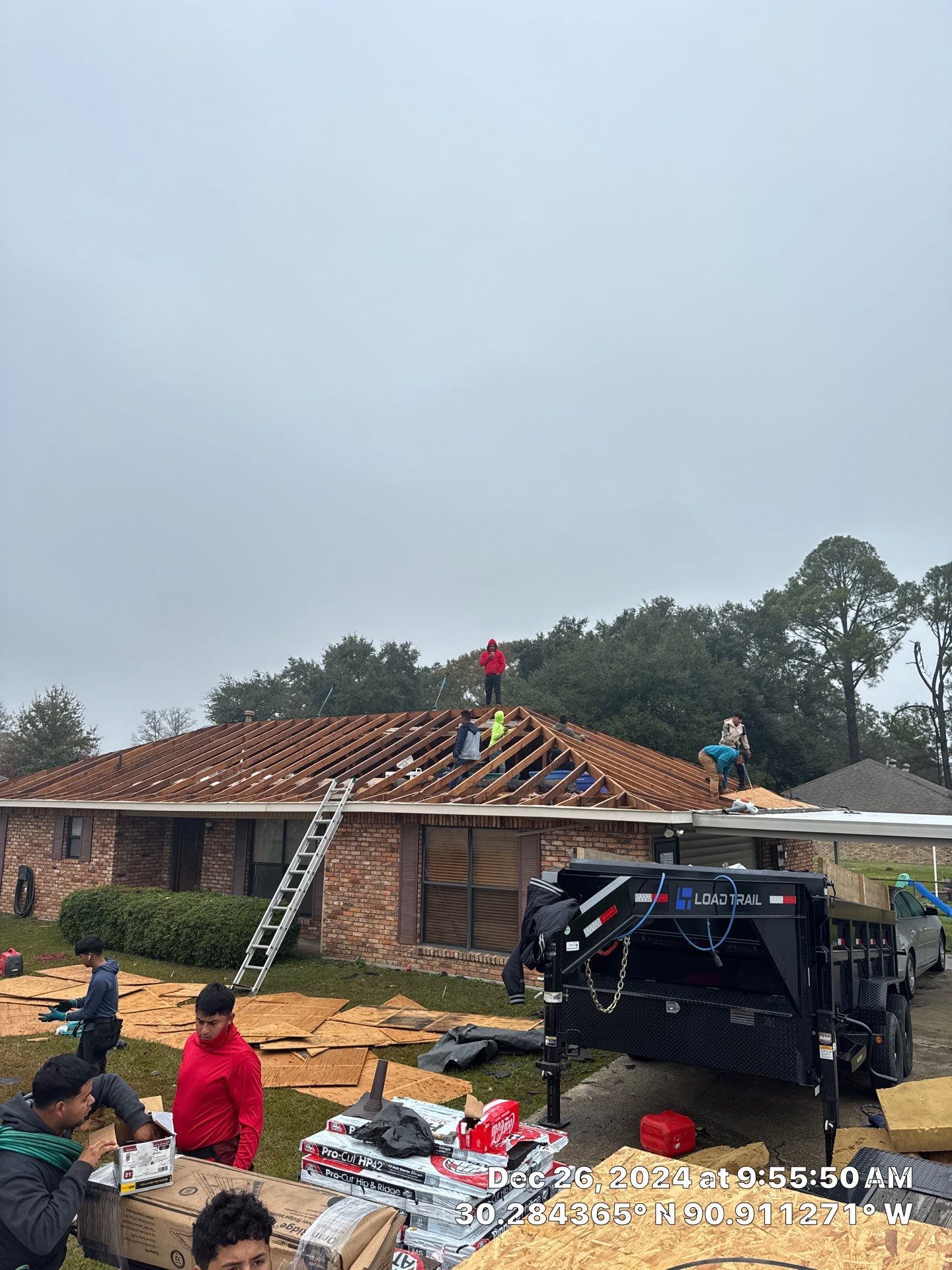 Residential Roof and Deck Replacement. by Top Team Construction