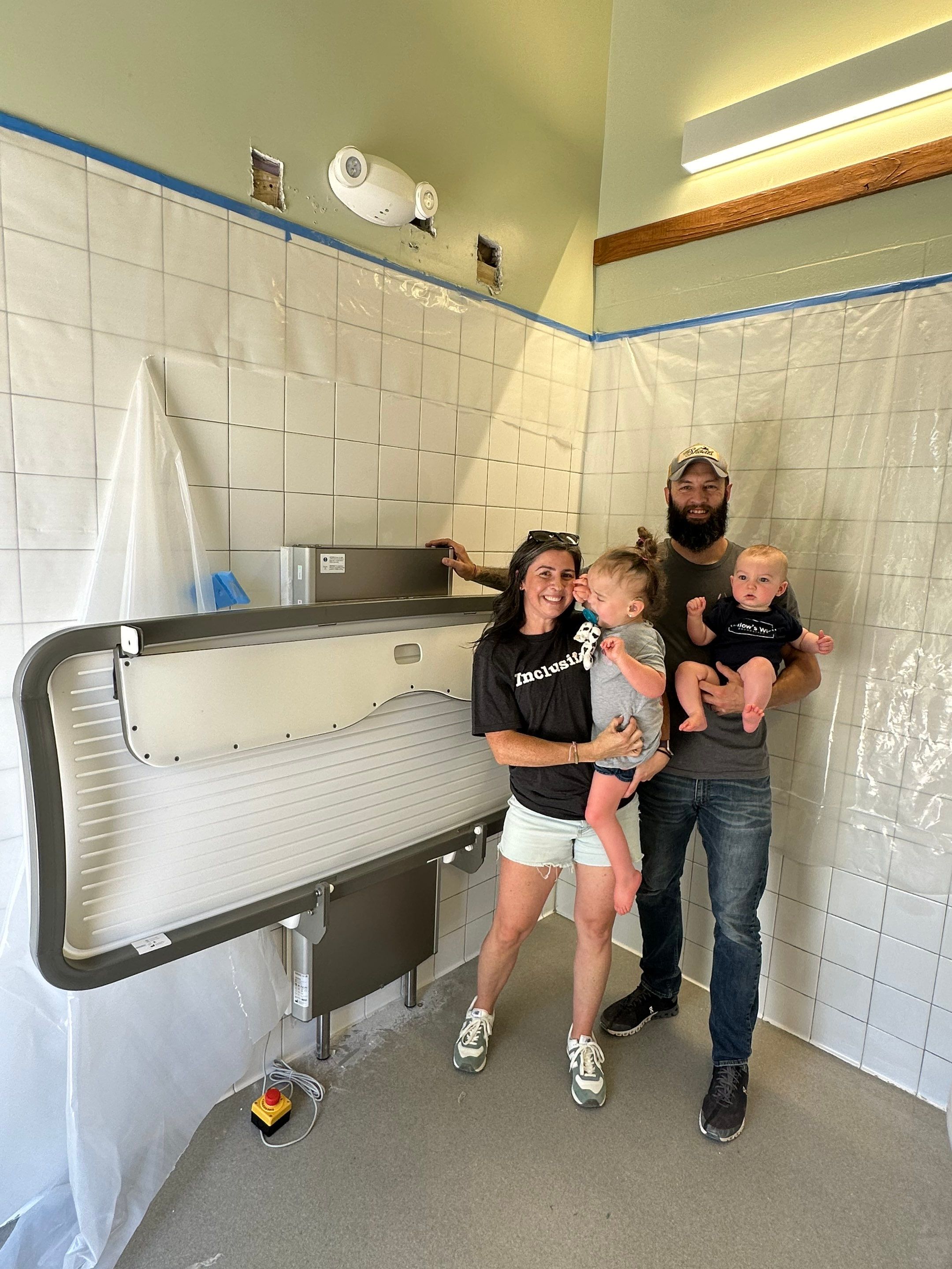 Restroom Amenity Upgrades and Changing Station Installation in Concord by Willow's Wish Foundation