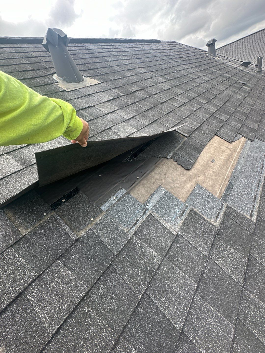 Residential Roofing Repair using Owen's Corning Duration (Lifetime) Shingles by Roof Repair Company